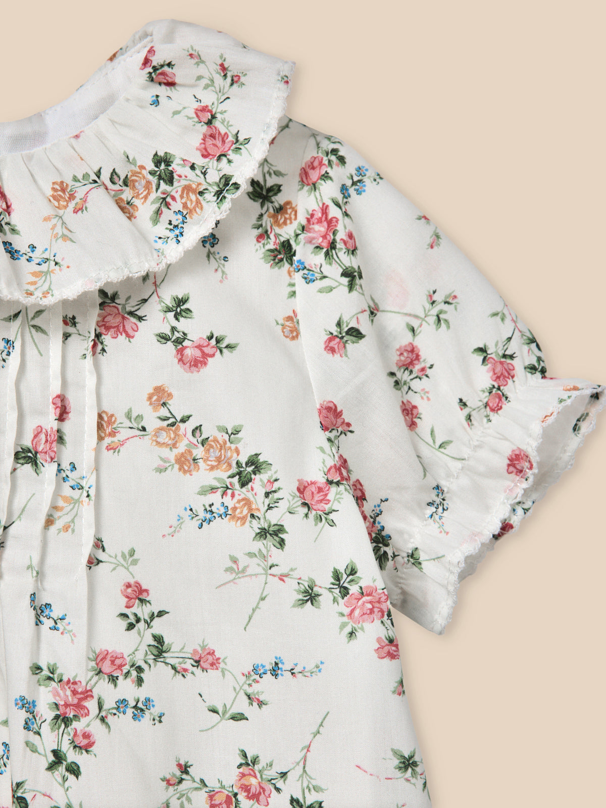 Barboteuse bébé en tissu Liberty