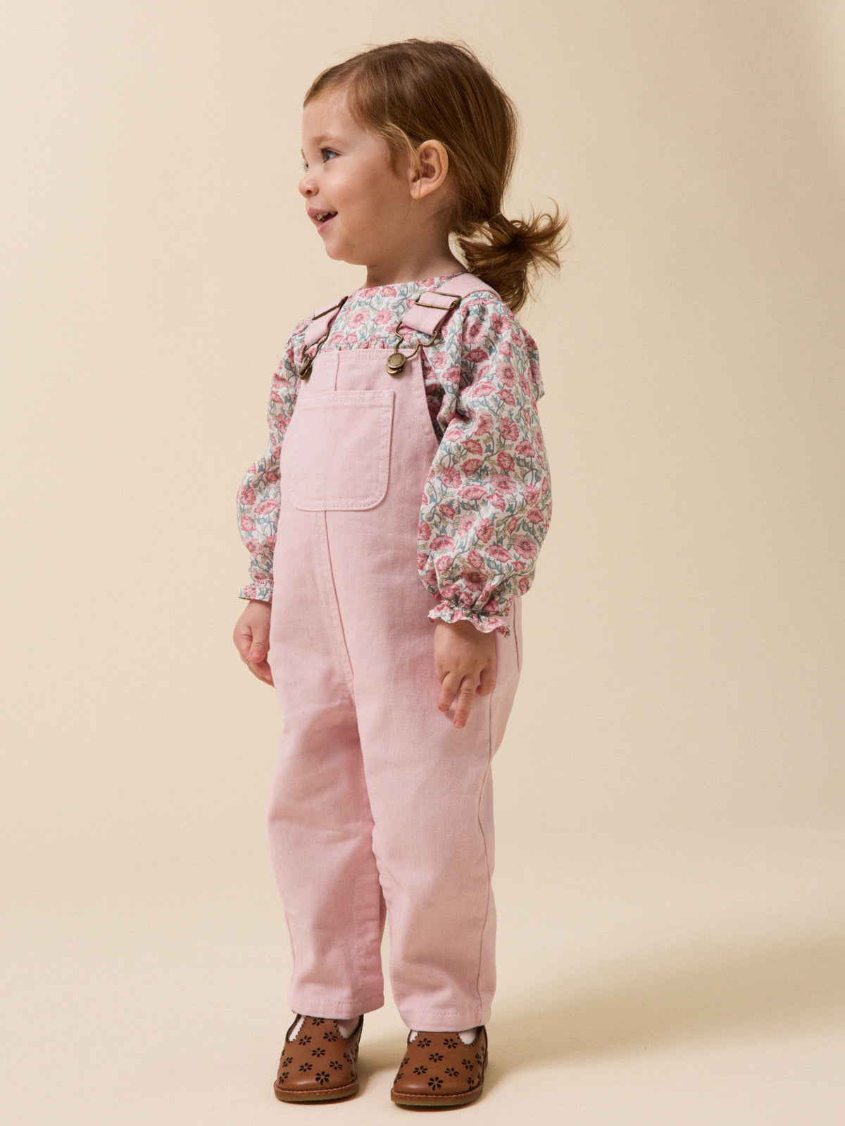 Salopette en twill Bébé