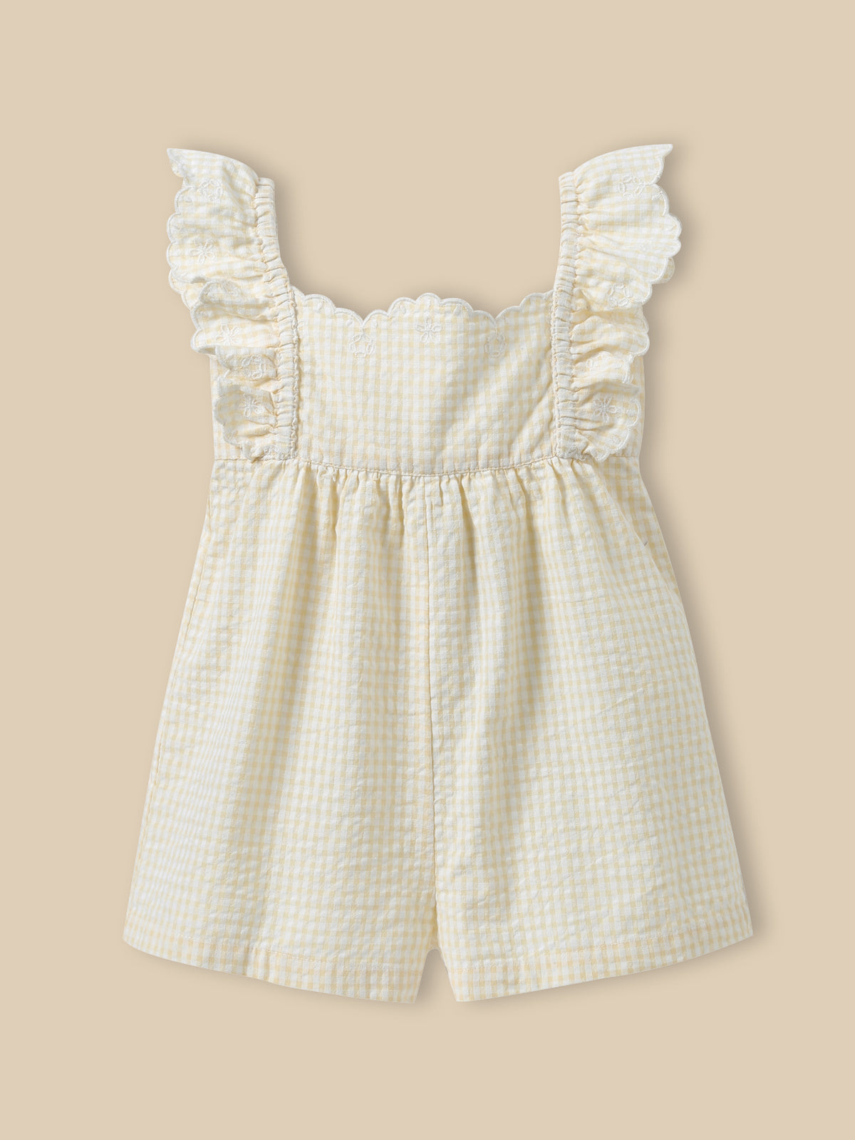 Combishort en vichy Bébé