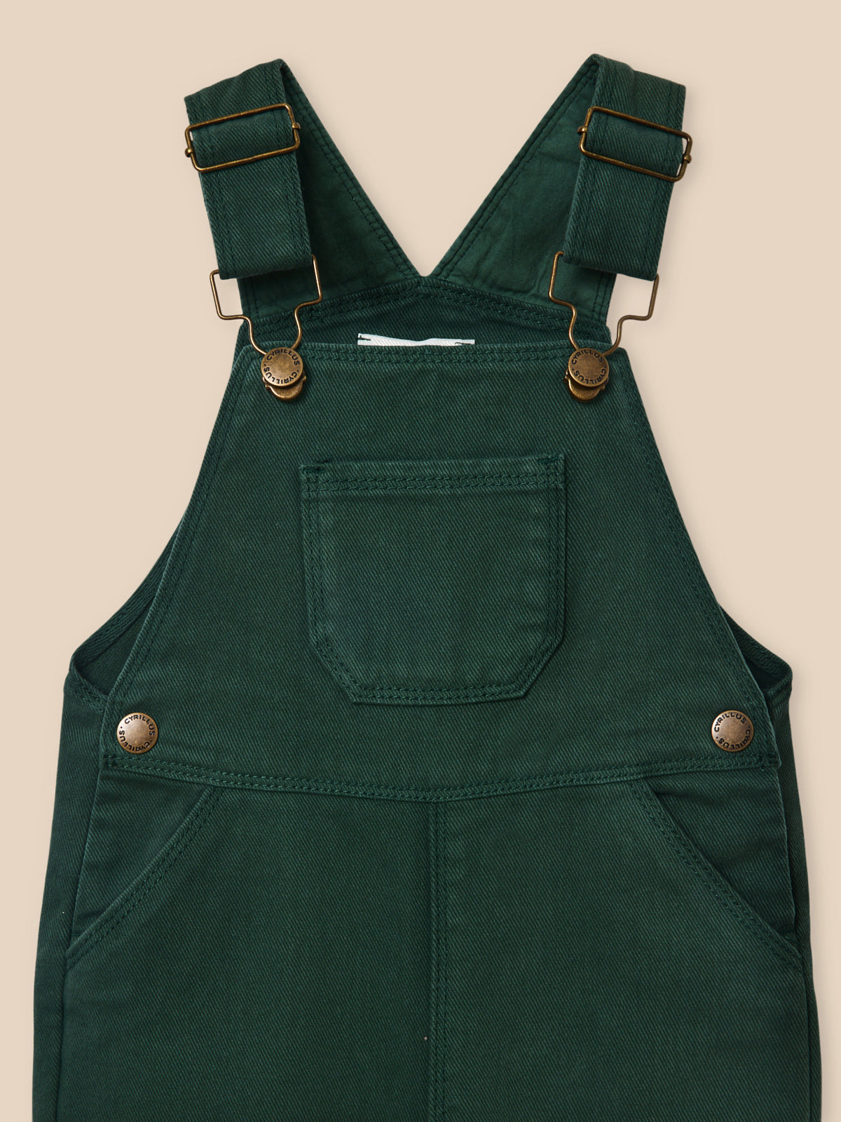 Baby twill dungarees