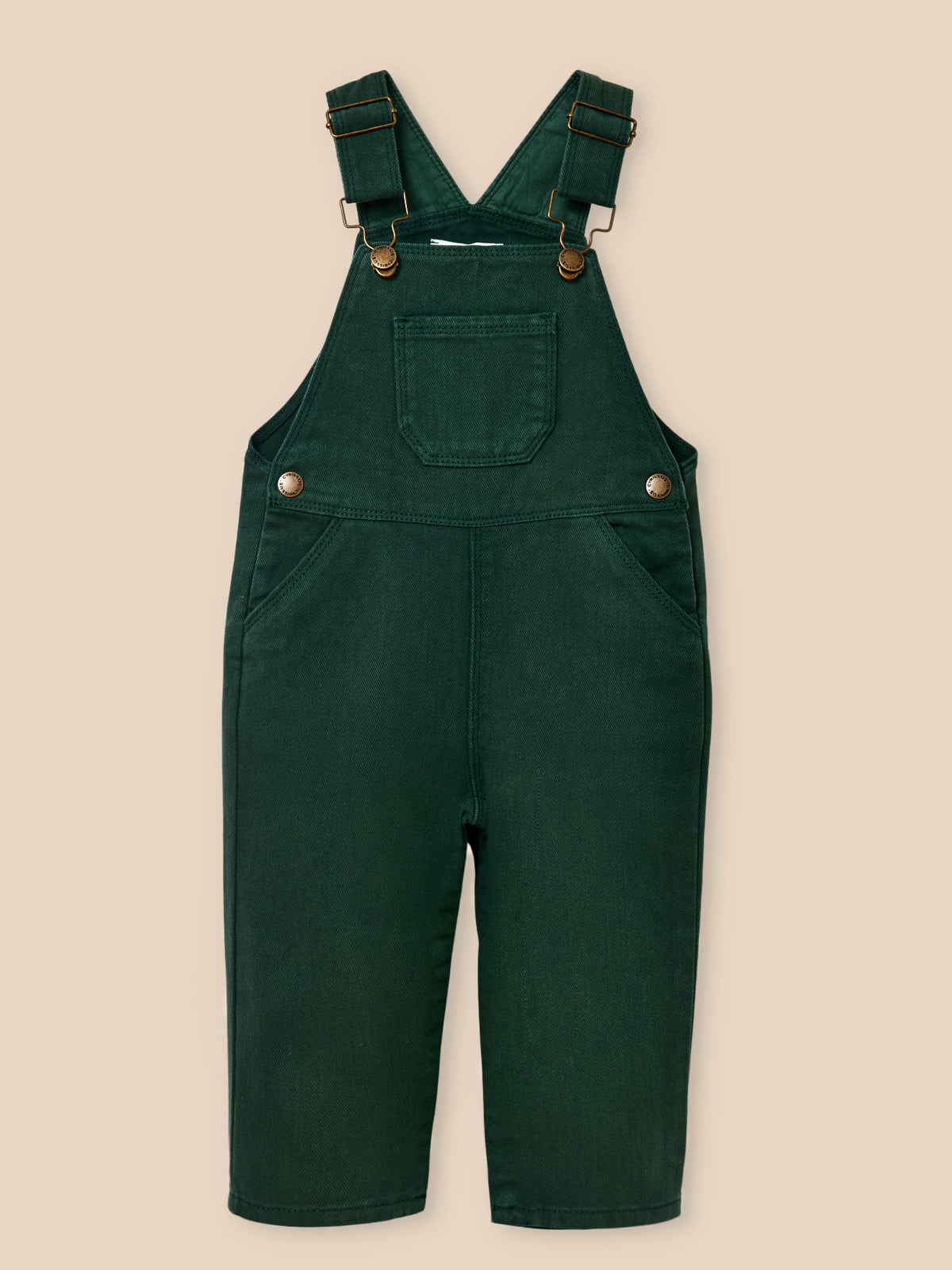 Baby twill dungarees