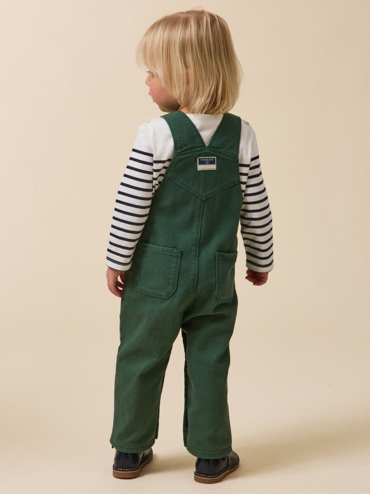 Baby twill dungarees
