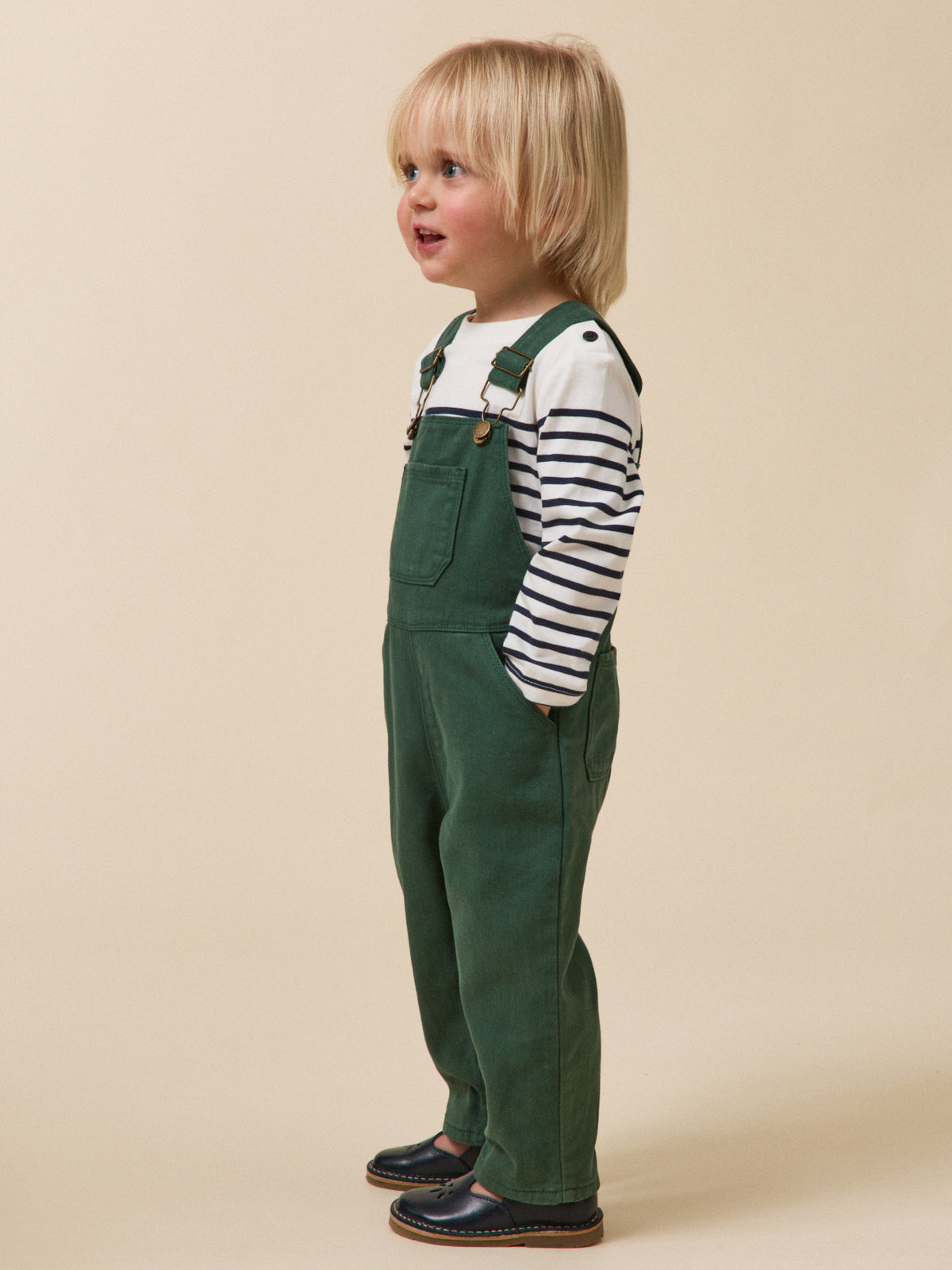 Baby twill dungarees
