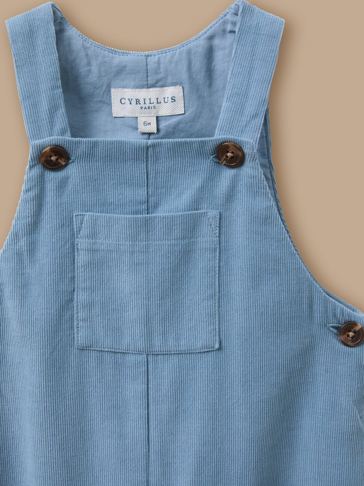 Baby Dungarees in Fine Velvet