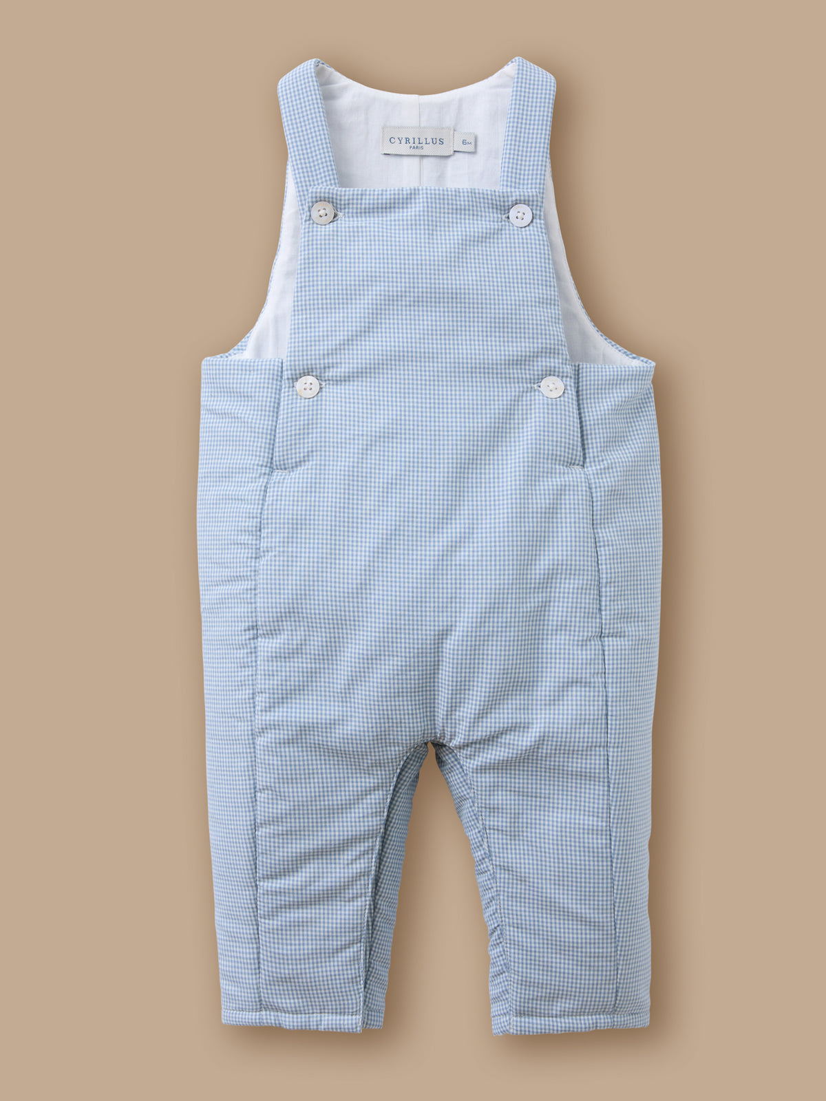 Salopette imprimée vichy Bébé