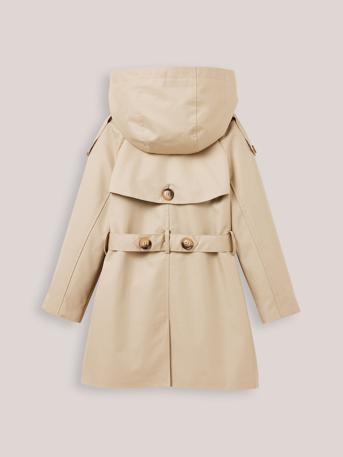 Girl's iconic trench coat