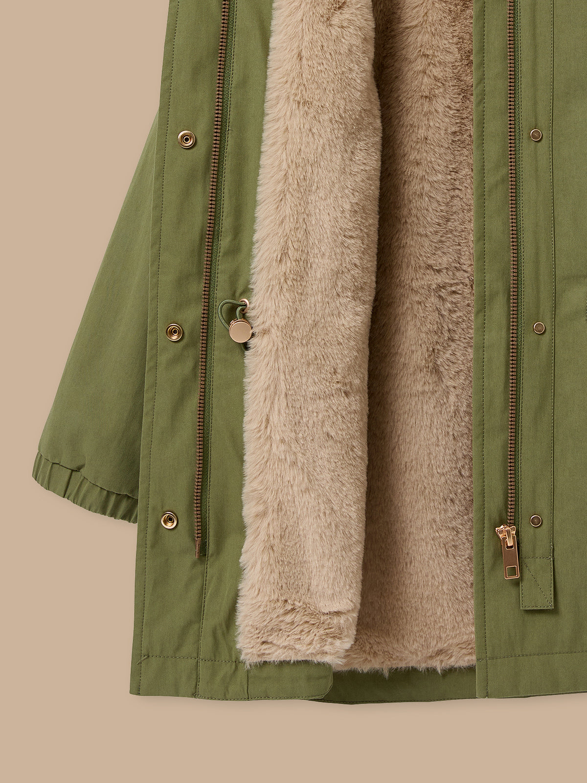 Faux fur parka - The Junior Collection