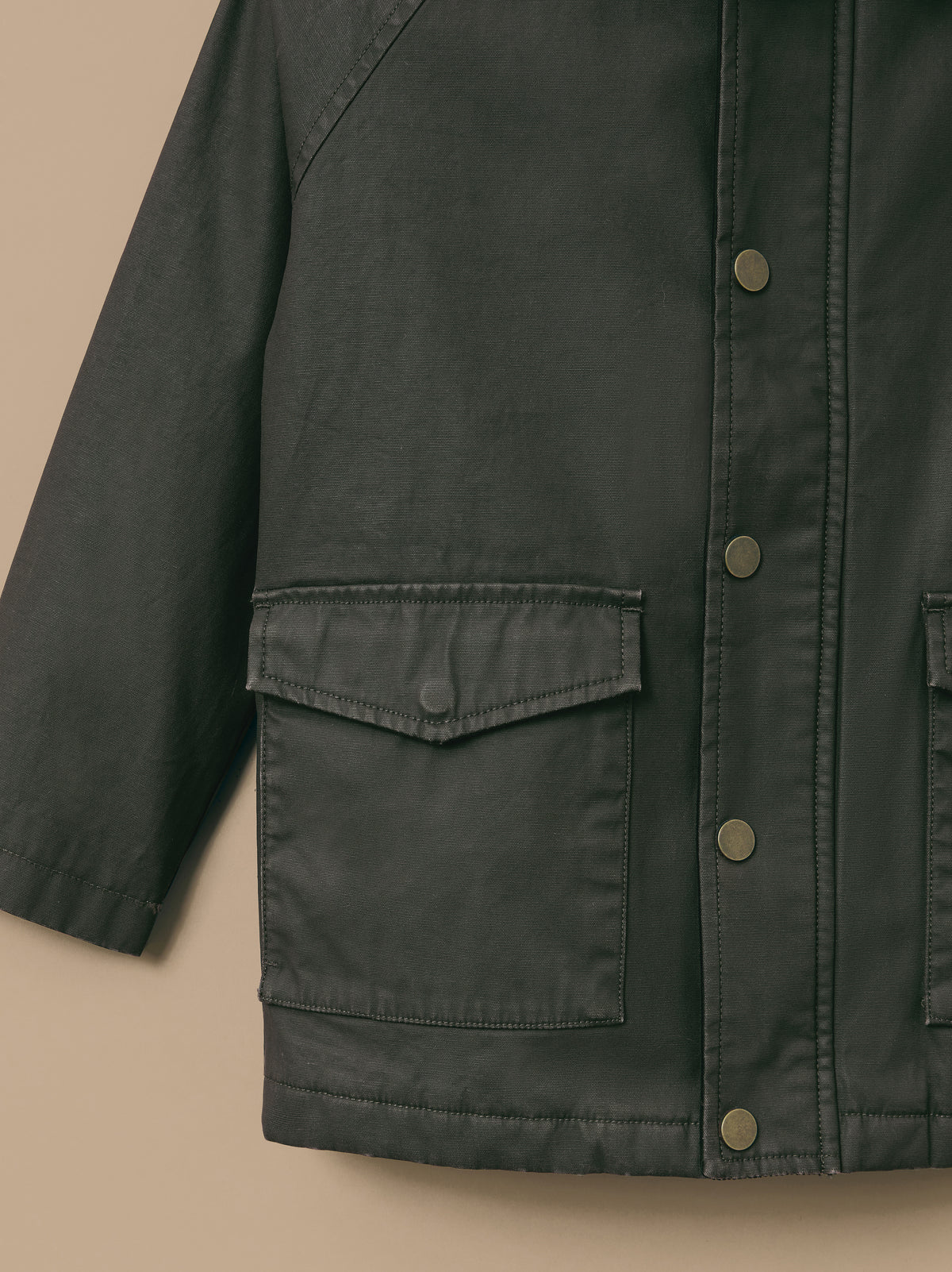 Girl's coated cotton jacket