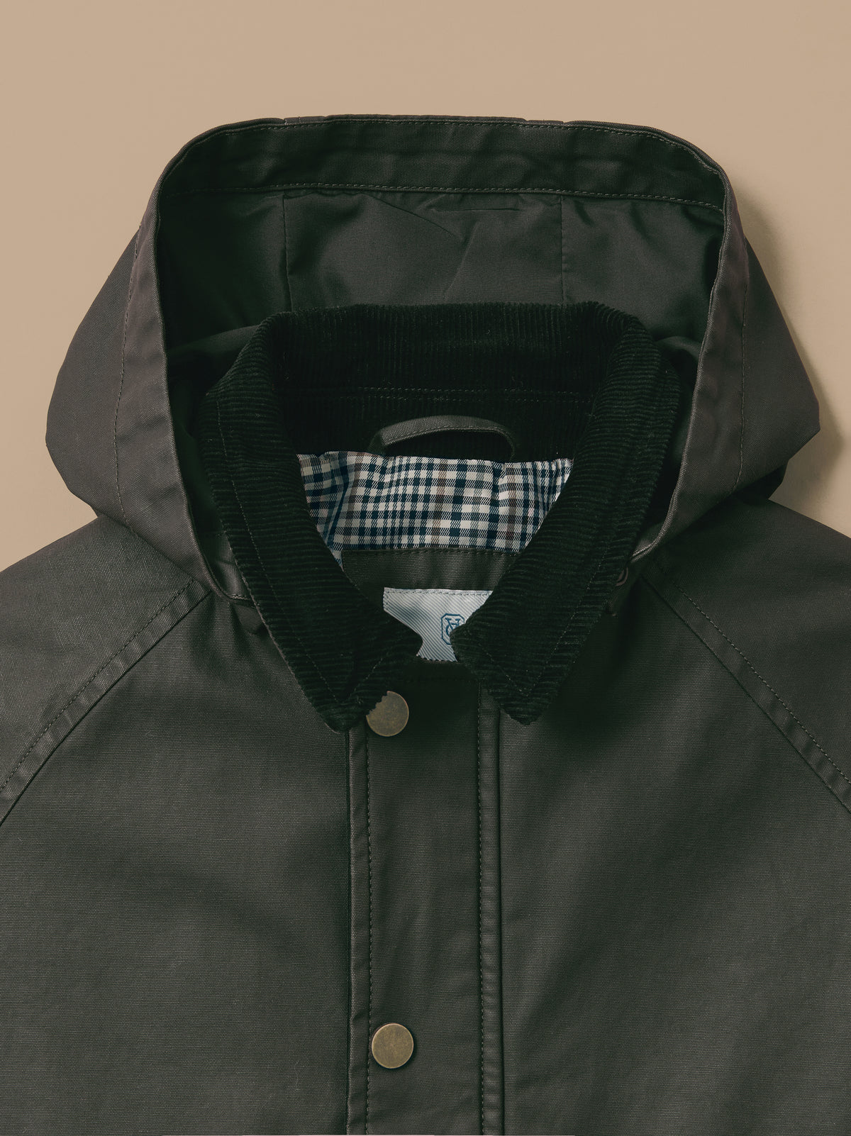 Girl's coated cotton jacket
