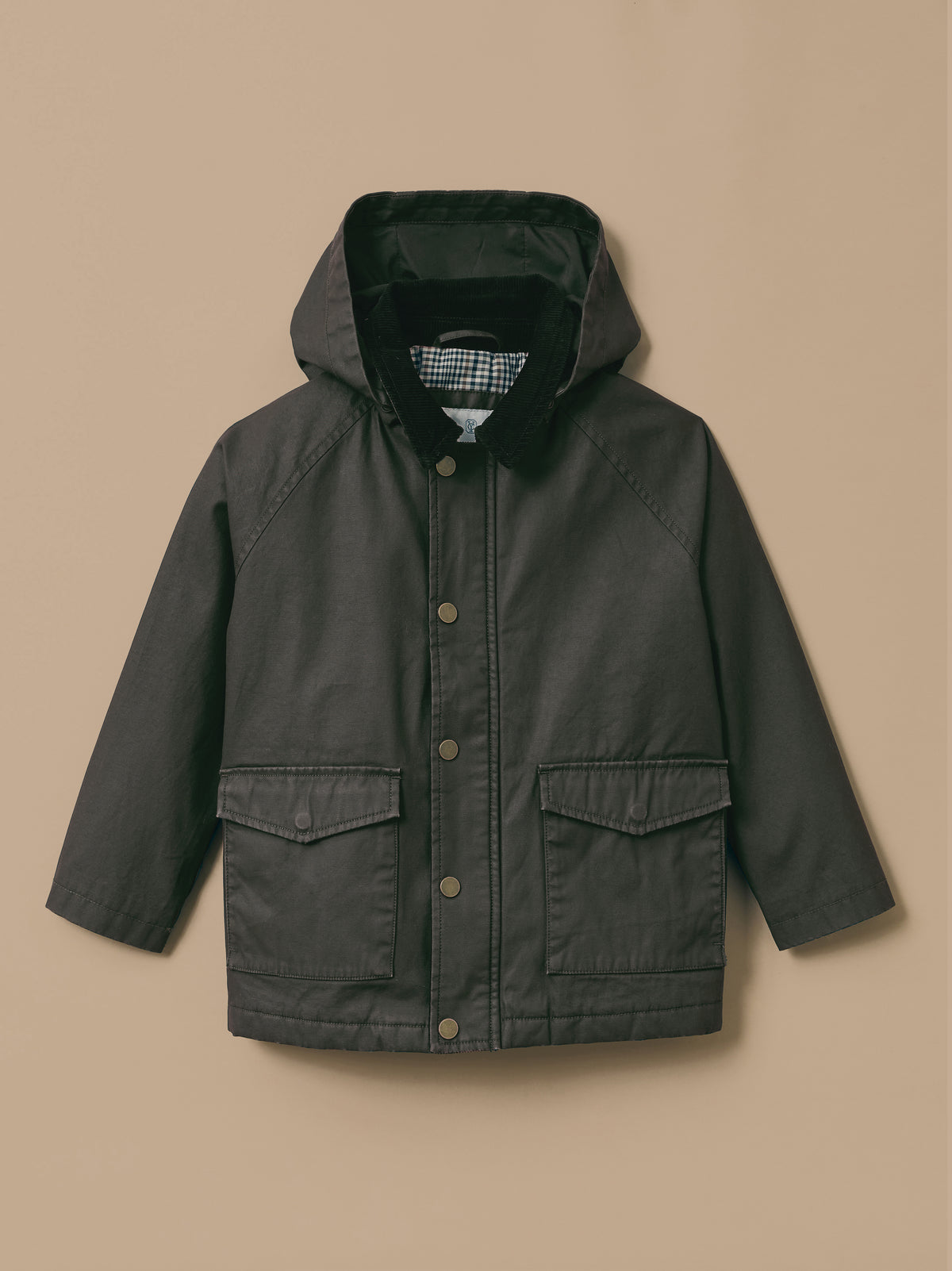 Girl's coated cotton jacket