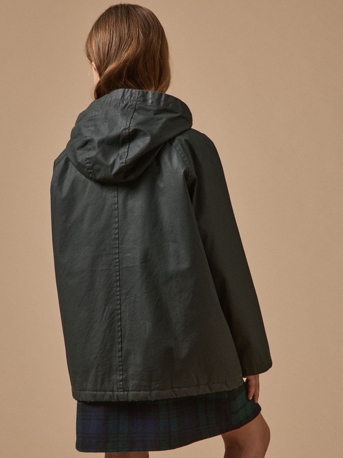 Girl's coated cotton jacket