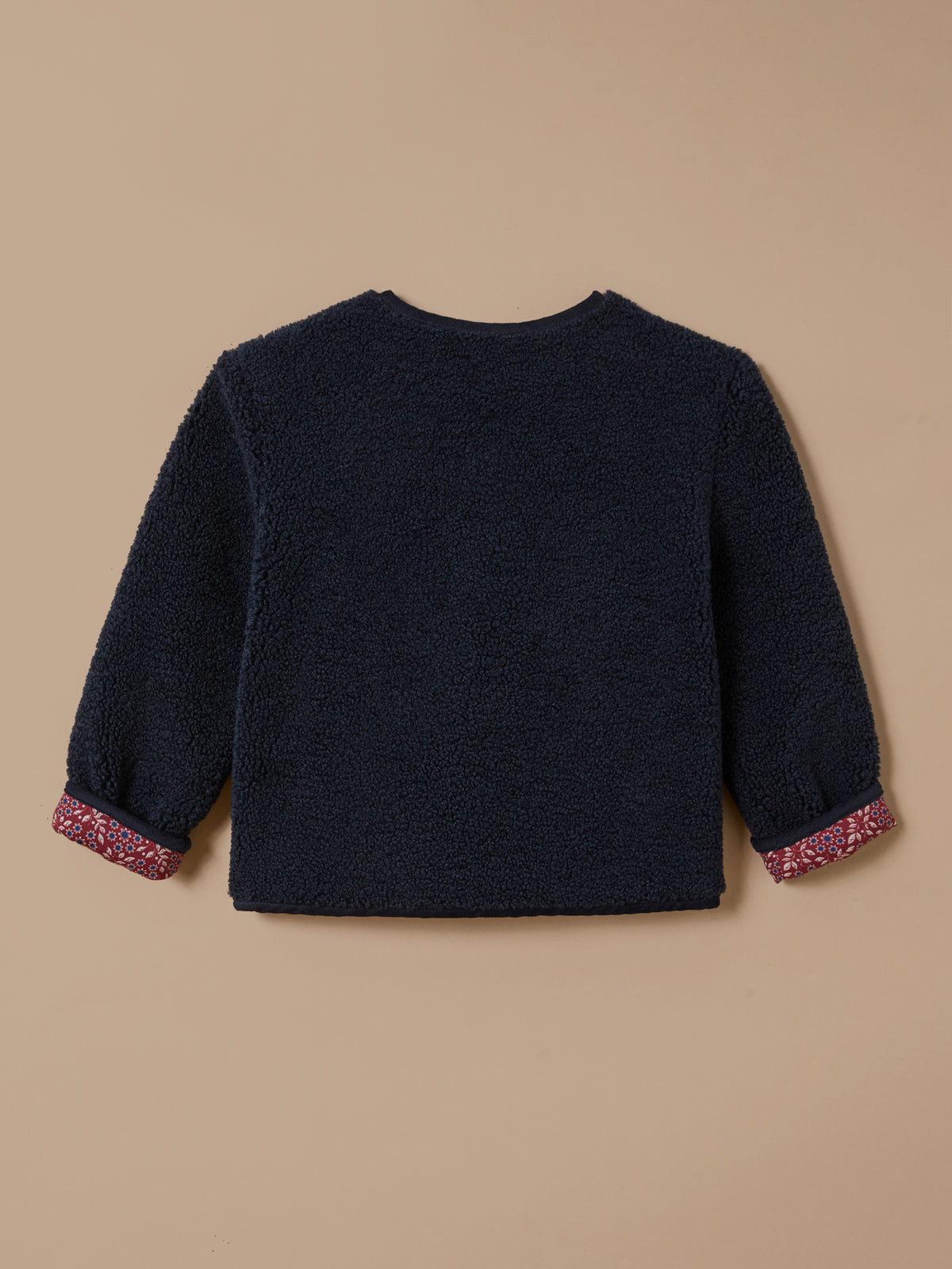 Veste en sherpa Fille