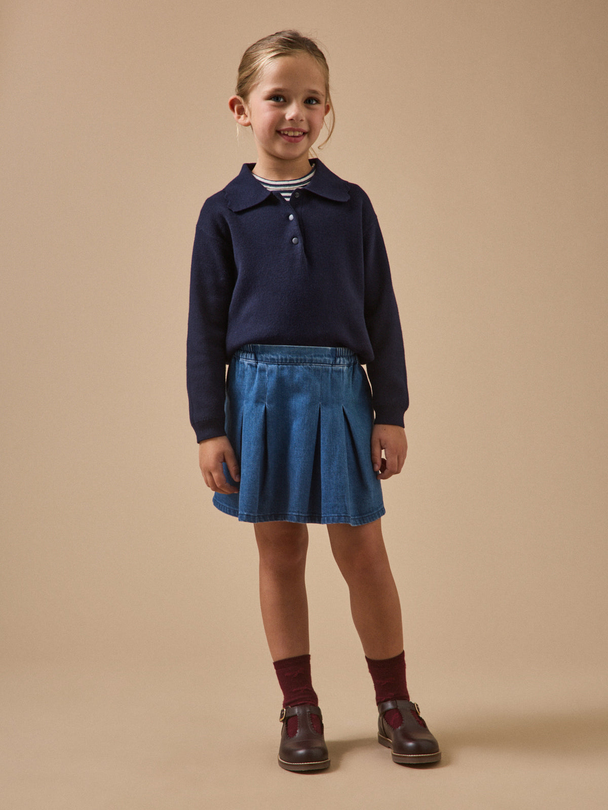 Jupe en denim Fille