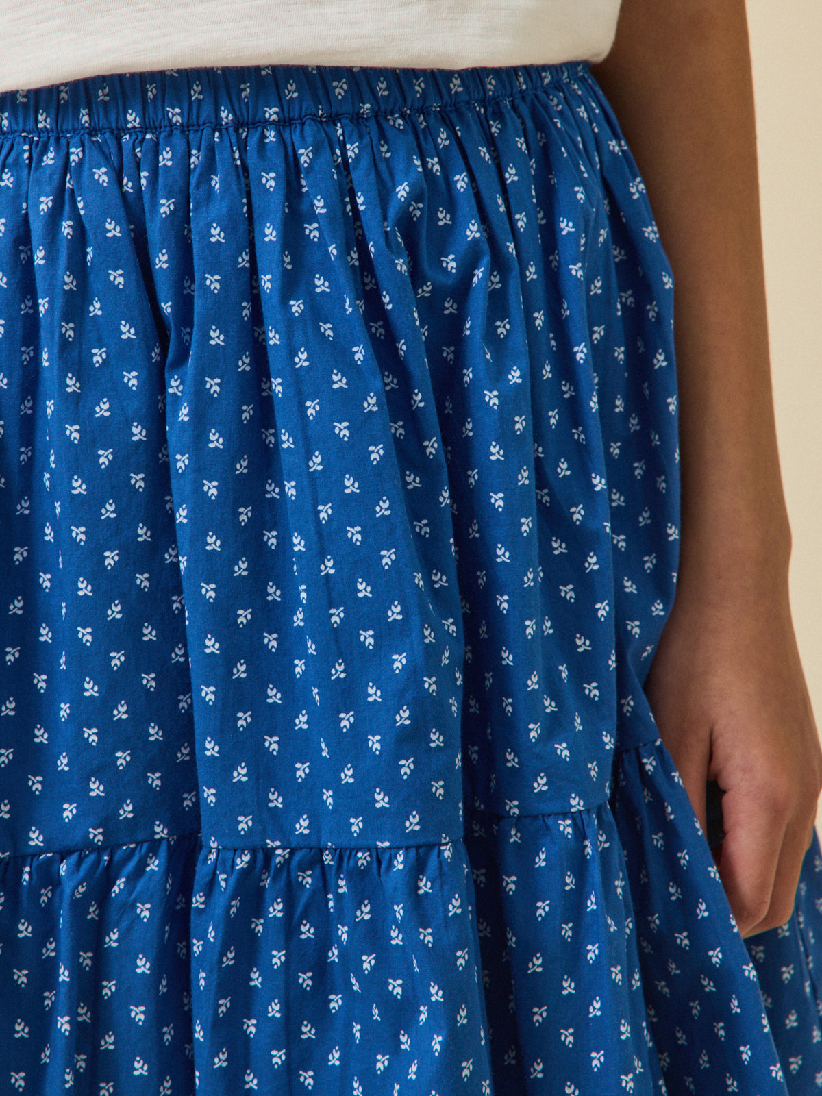 Girl's flounced skirt - The Junior Collection