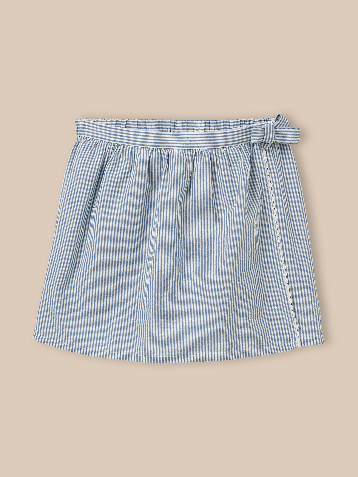 Jupe-short en seersucker Fille