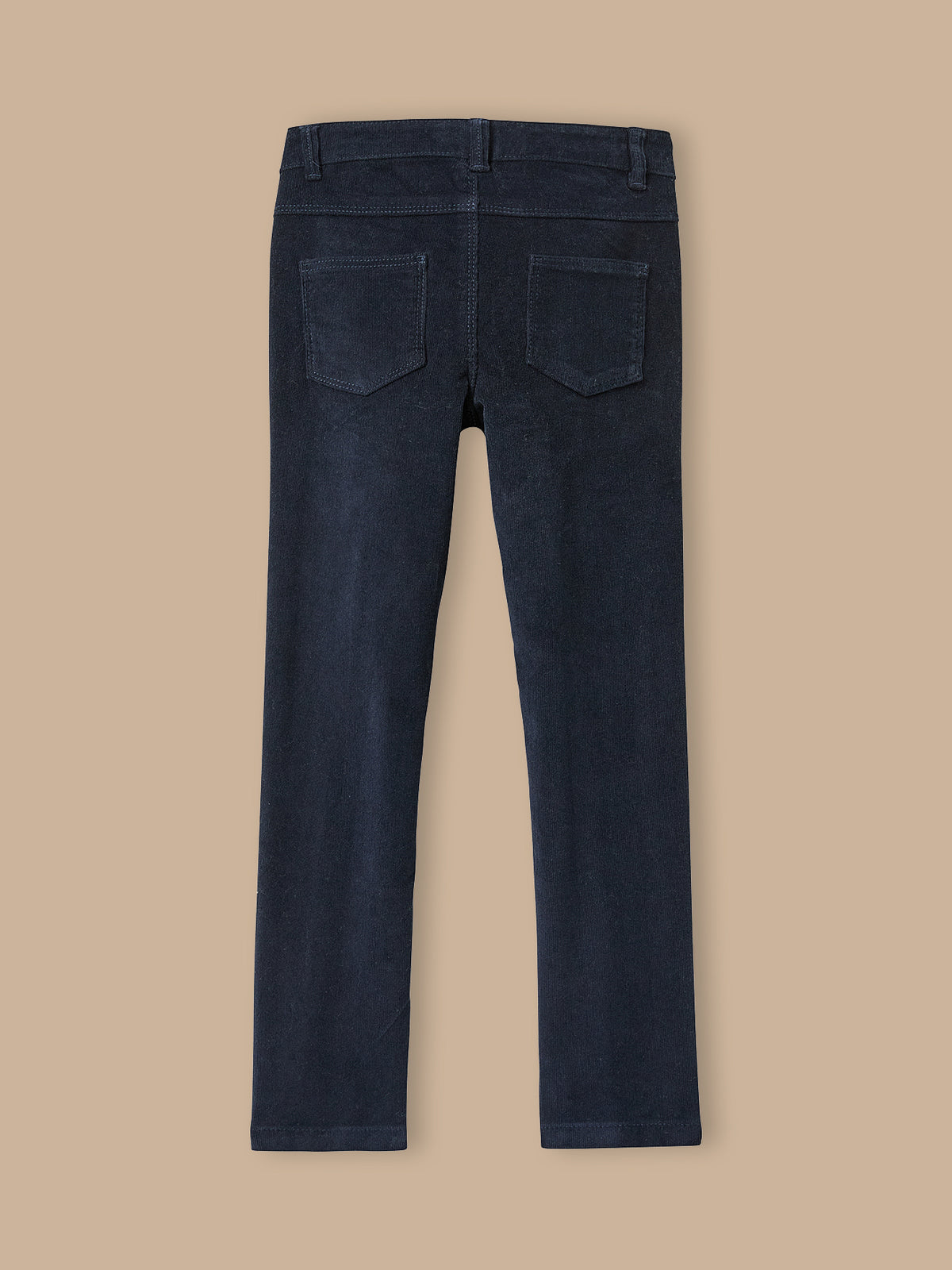 Girl's slim-fit corduroy trousers