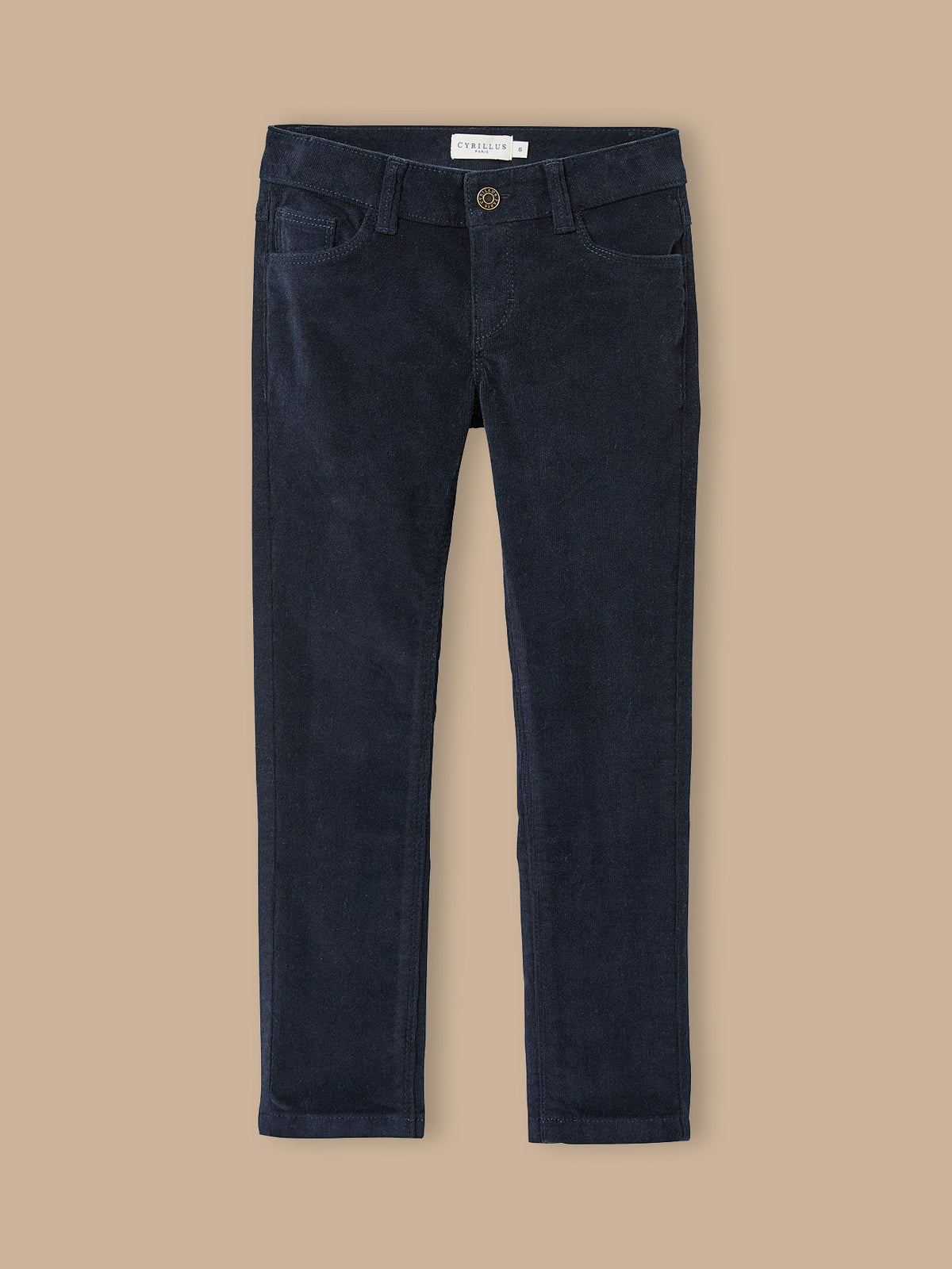 Slim en velours Fille