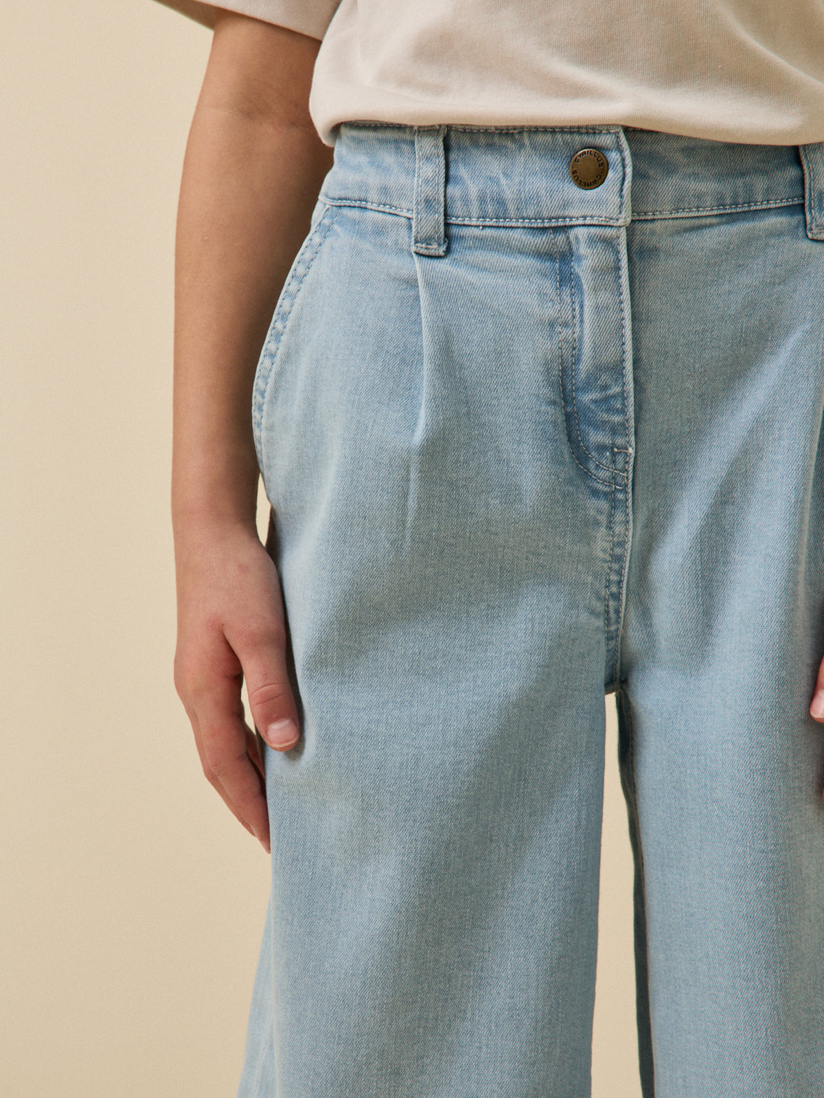 Pantalon large en denim - Collection Junior