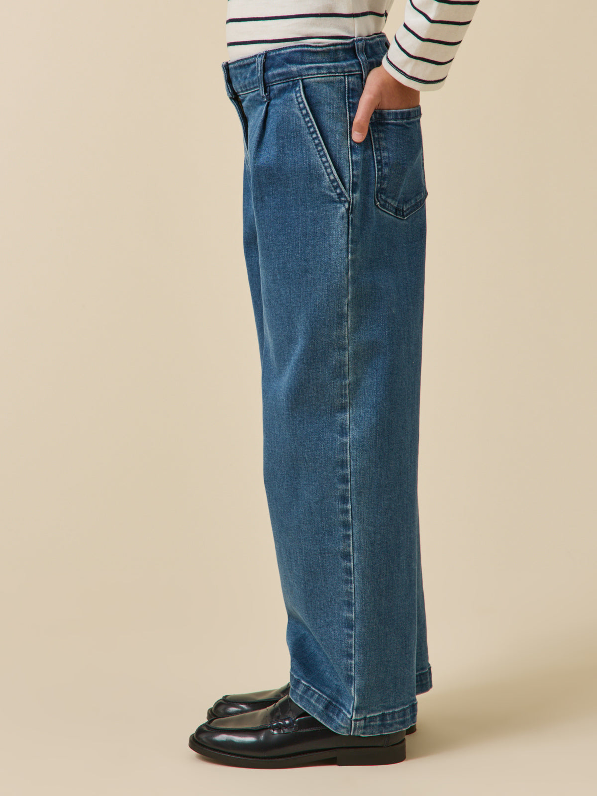 Pantalon large en denim - Collection Junior