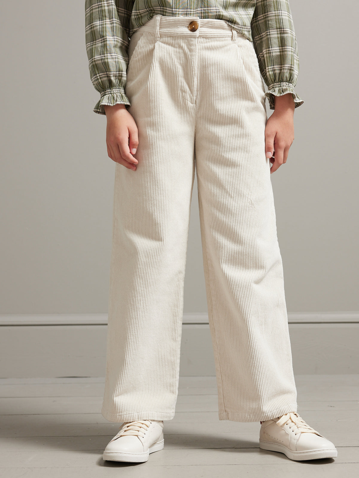 Pantalon large en velours Fille