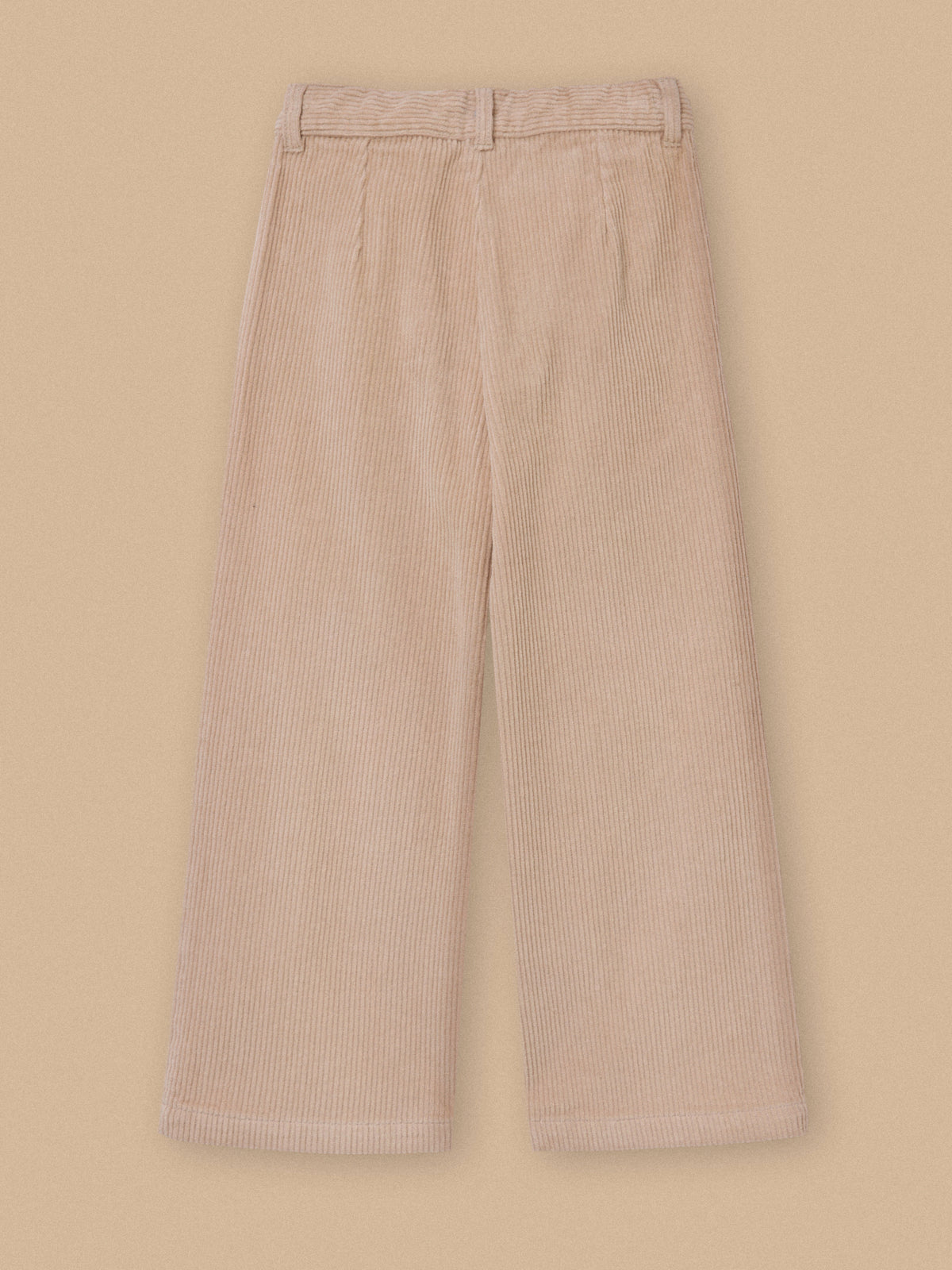 Girl's flared corduroy trousers