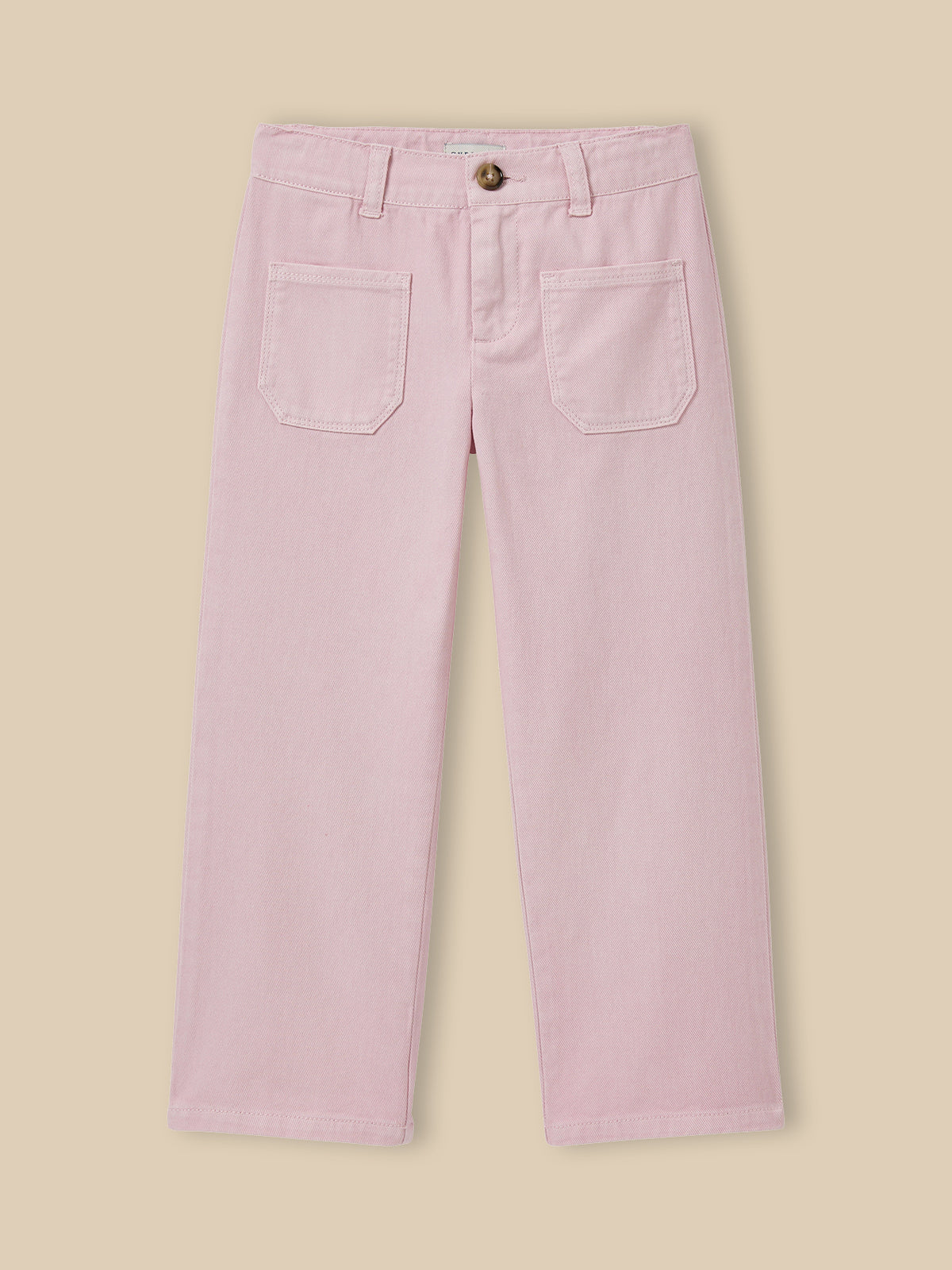 Pantalon droit Fille en denim