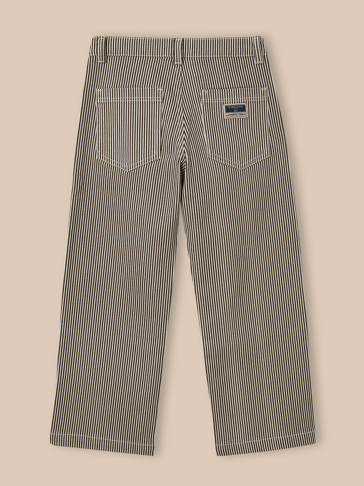 Pantalon droit rayé Fille