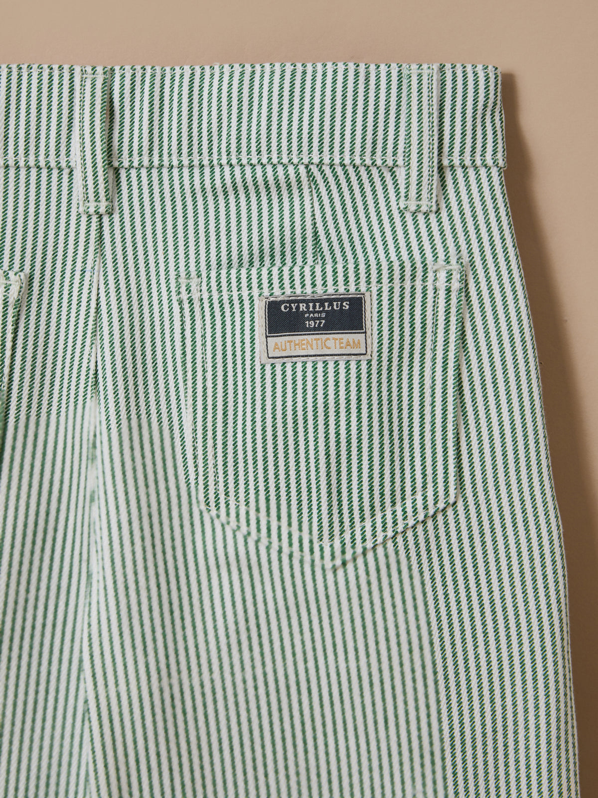 Girl's striped wide-leg trousers