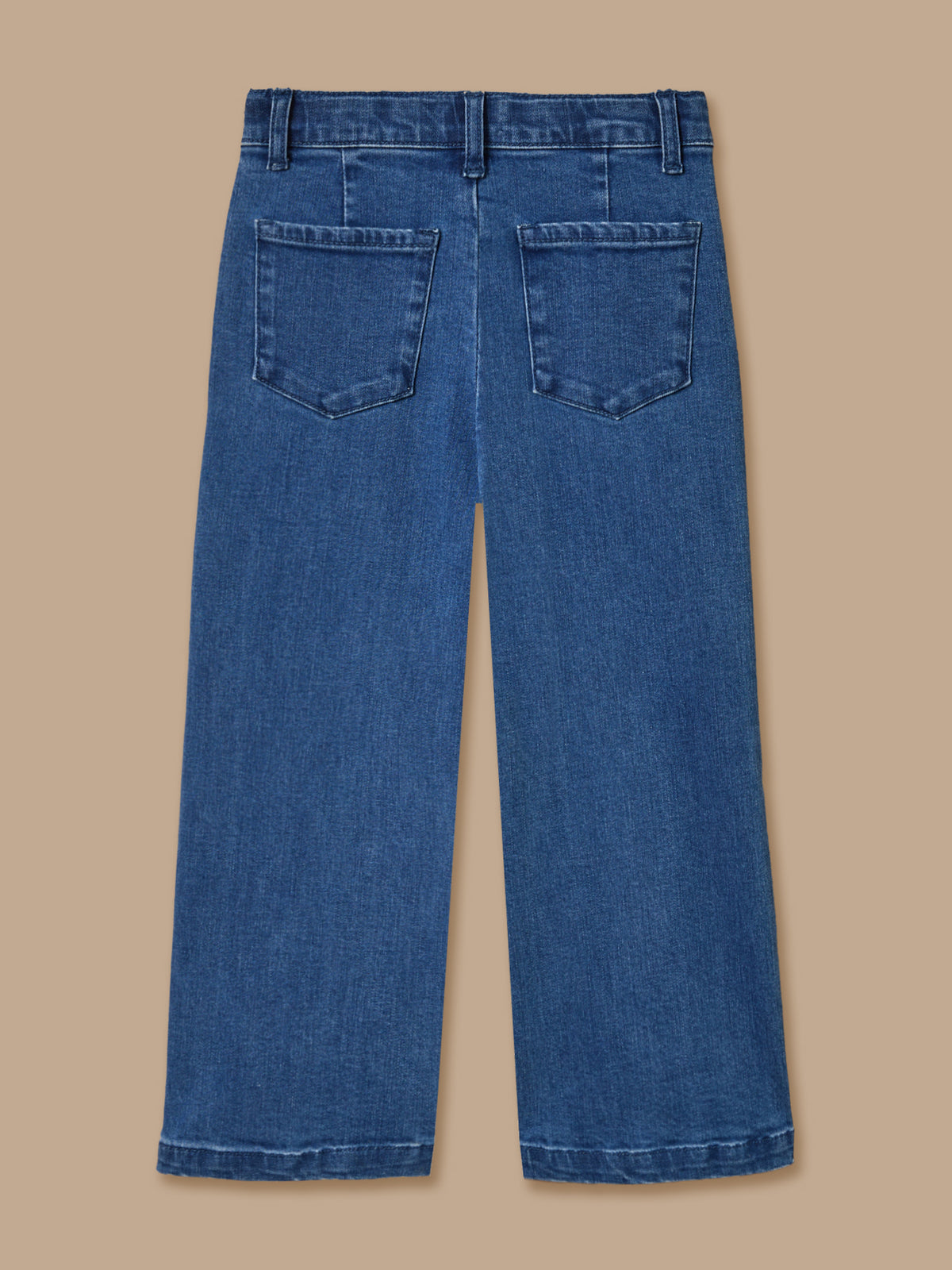 Pantalon large en denim Fille