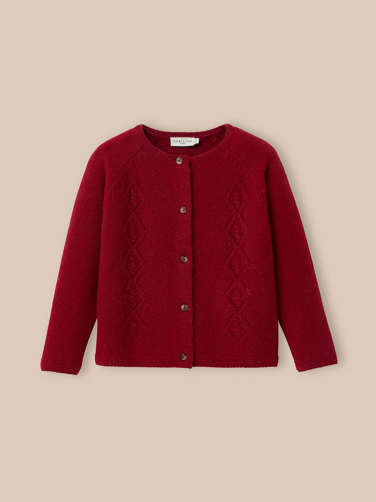 Cardigan Fille en laine mérinos
