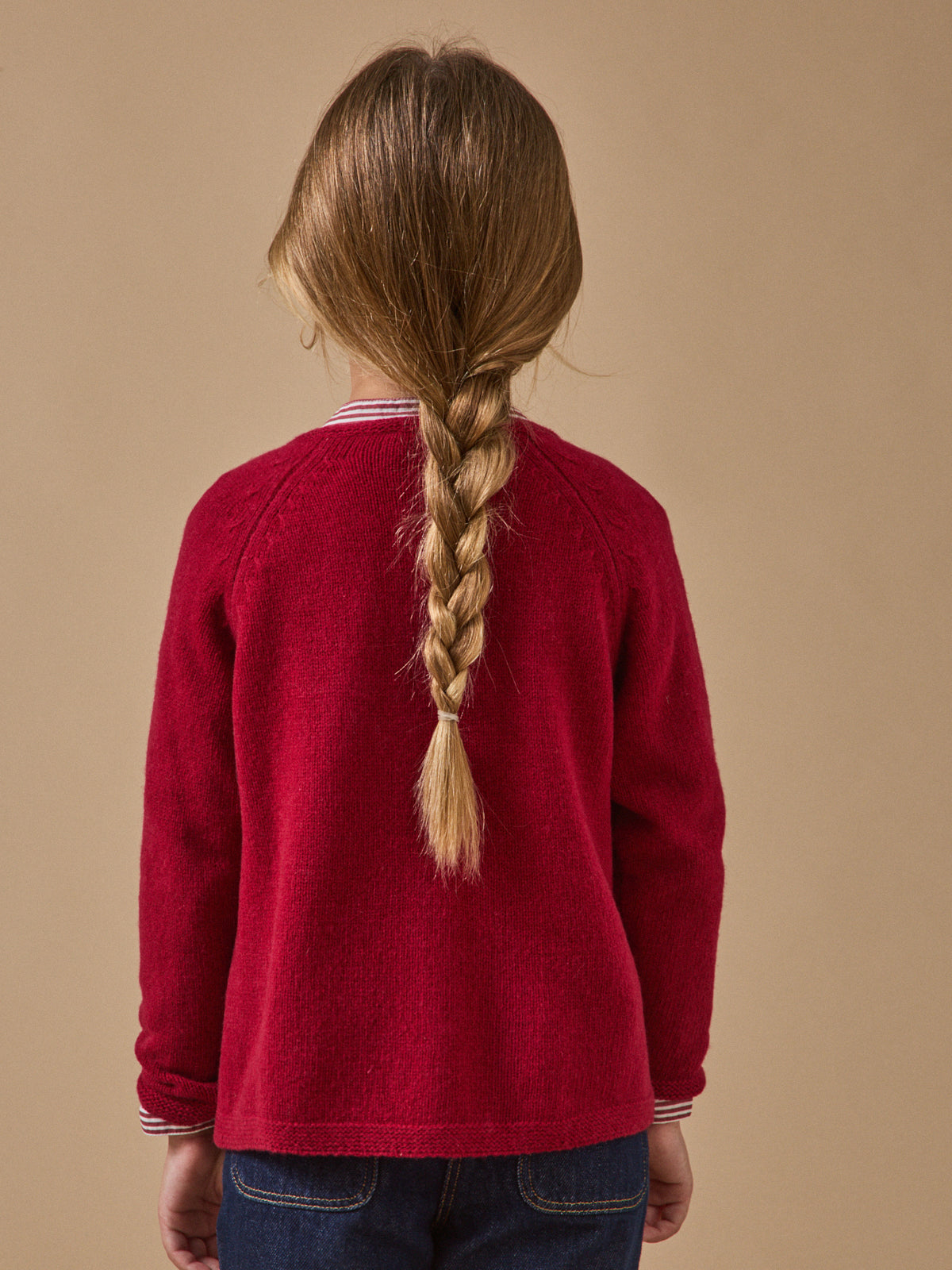 Cardigan Fille en laine mérinos
