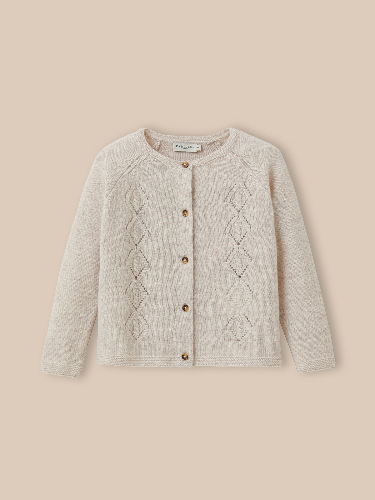 Cardigan Fille en laine mérinos