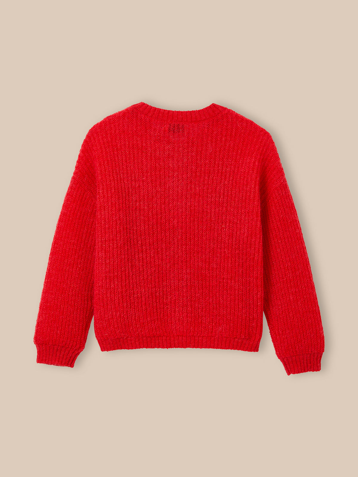 Girl's wool and mohair cardigan