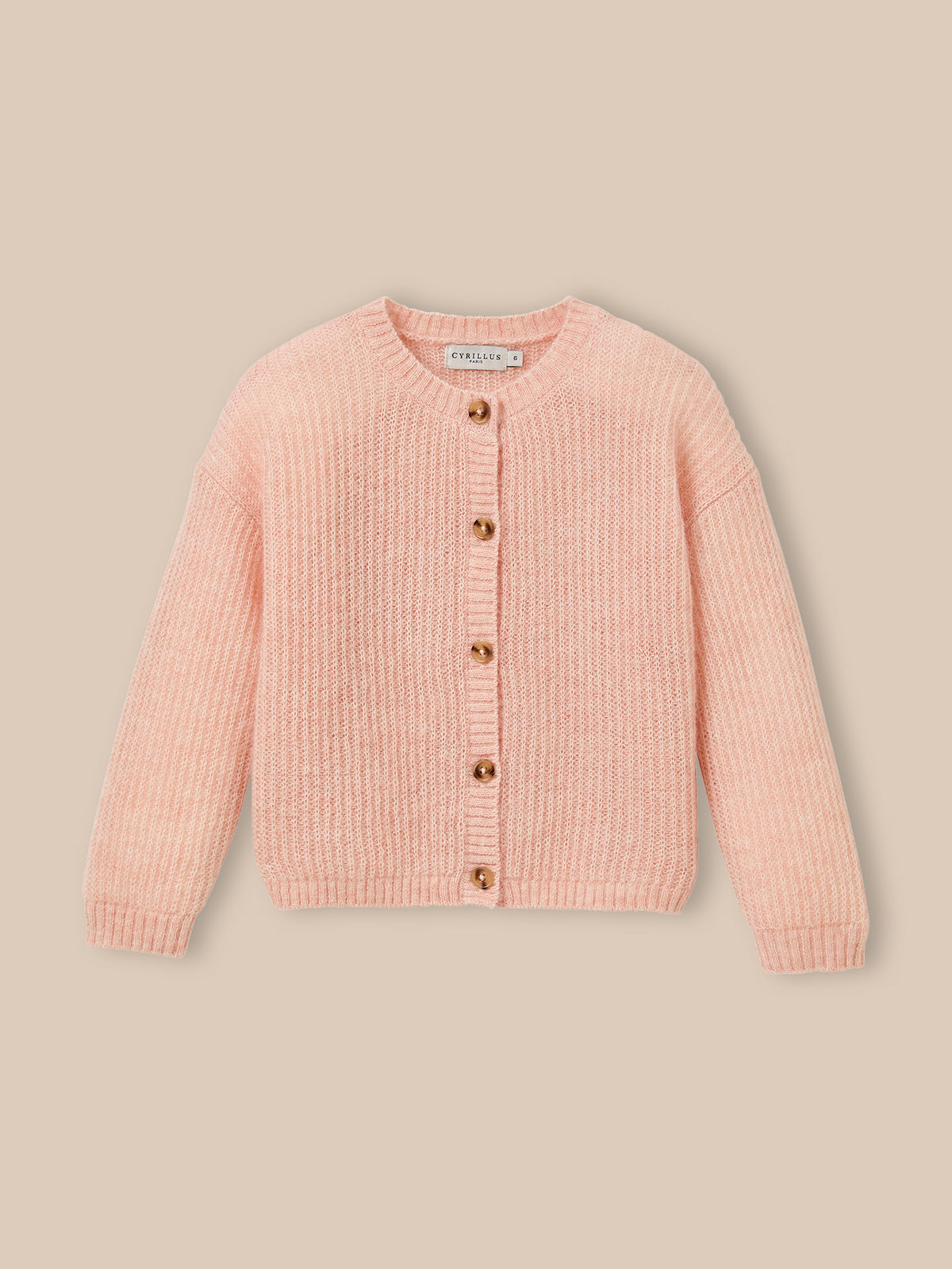 Cardigan Fille avec laine et mohair