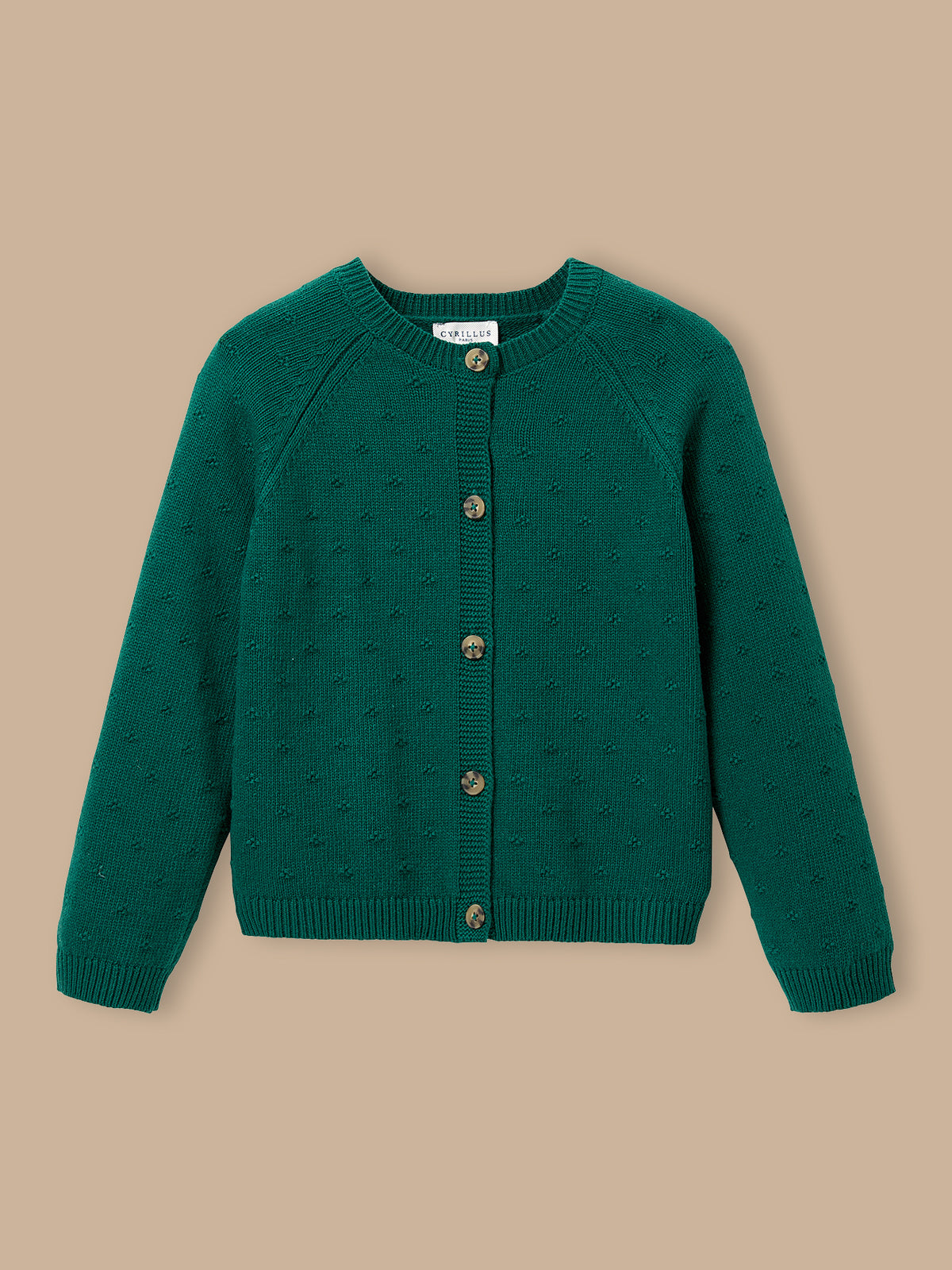 Cardigan Fille point fantaisie