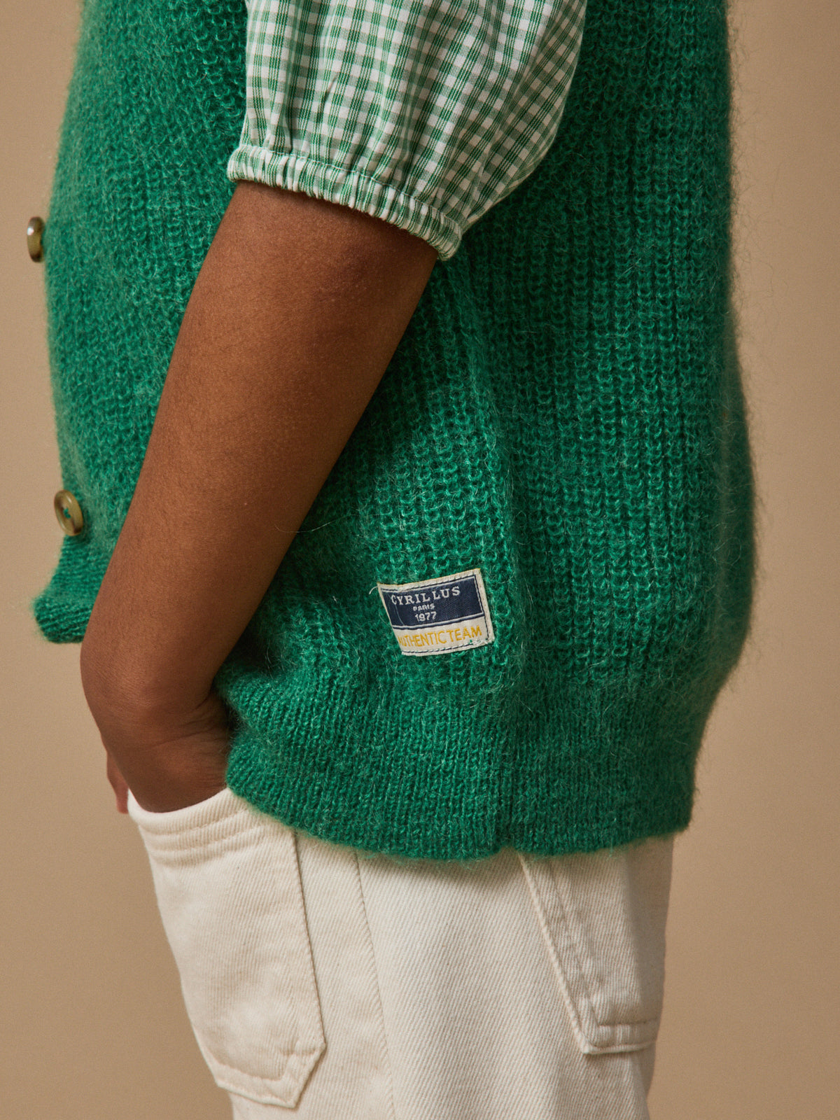 Cardigan Fille laine et mohair