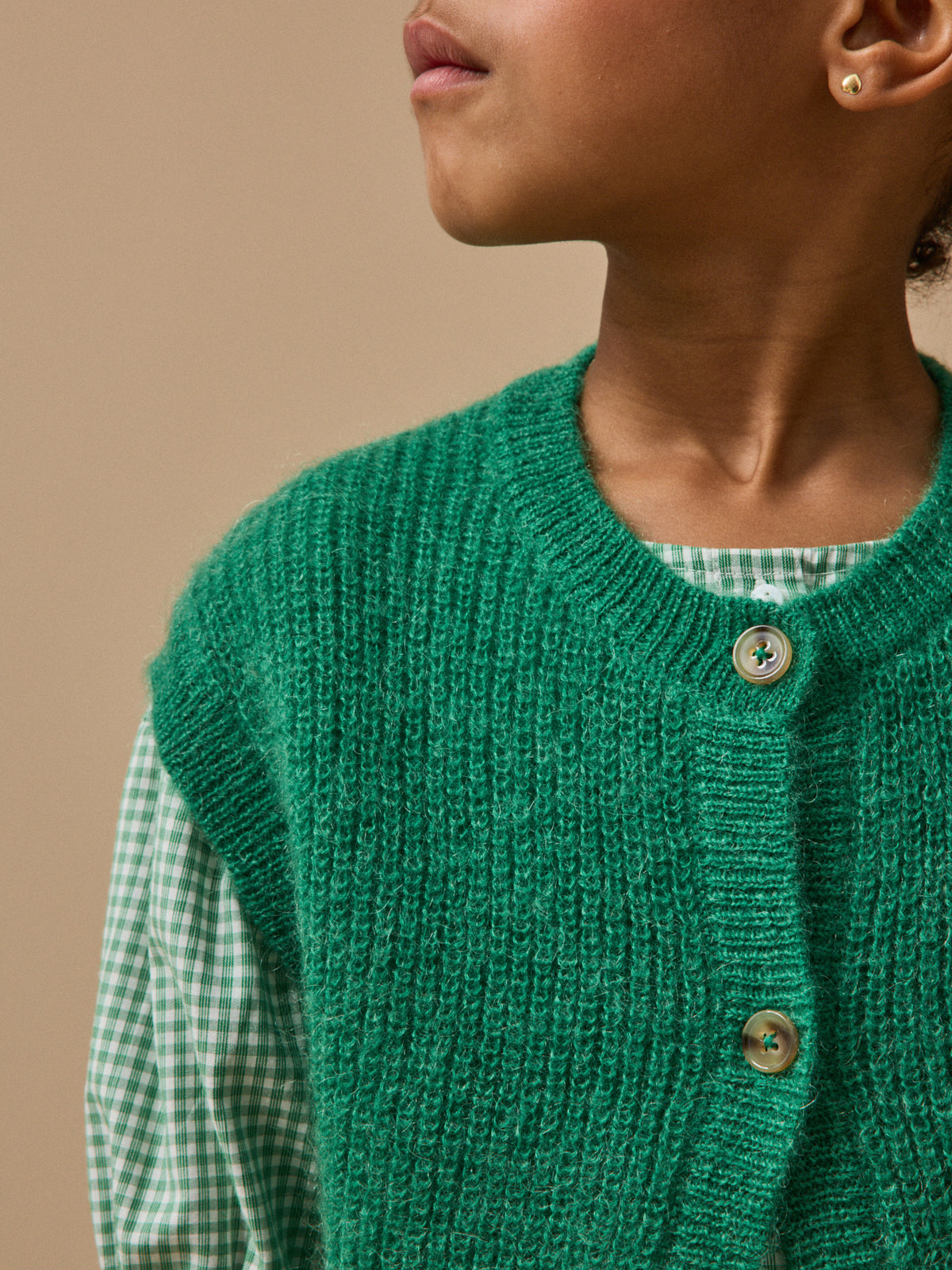 Cardigan Fille laine et mohair