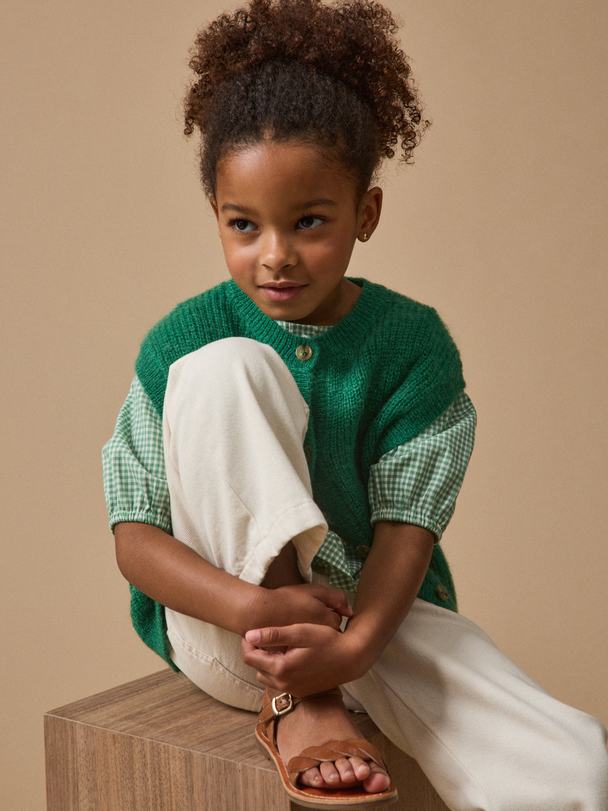 Cardigan Fille laine et mohair