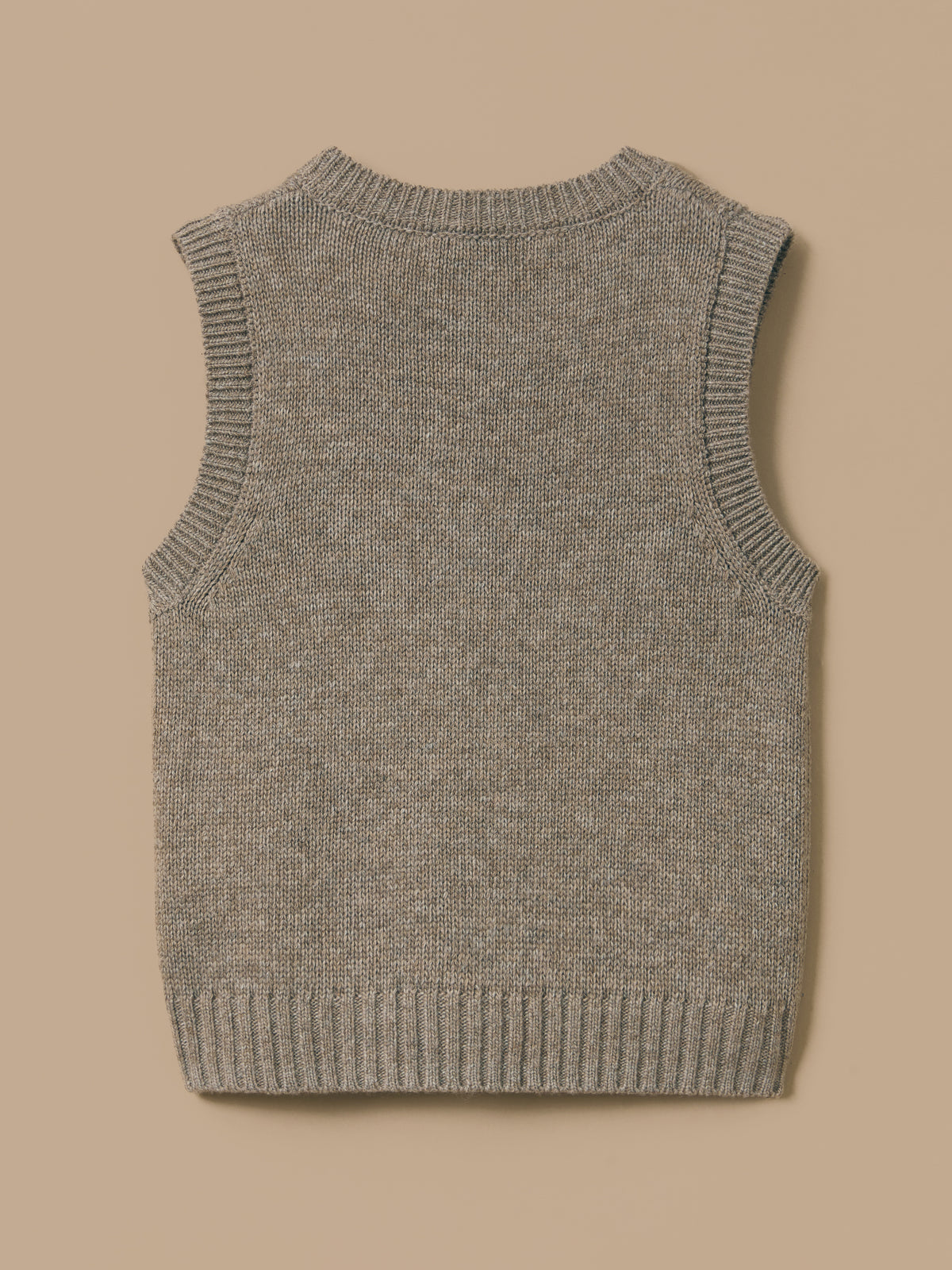 Cardigan jacquard sans manches Fille