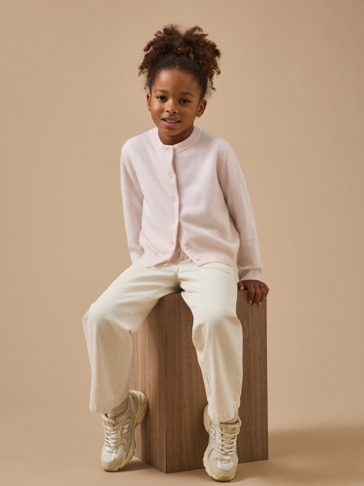 Girl's cashmere cardigan