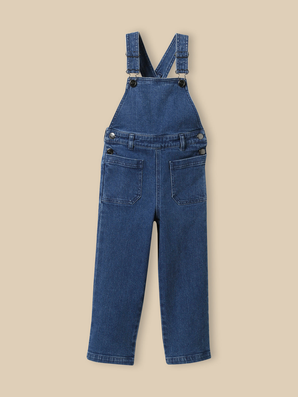 Girl's denim dungarees