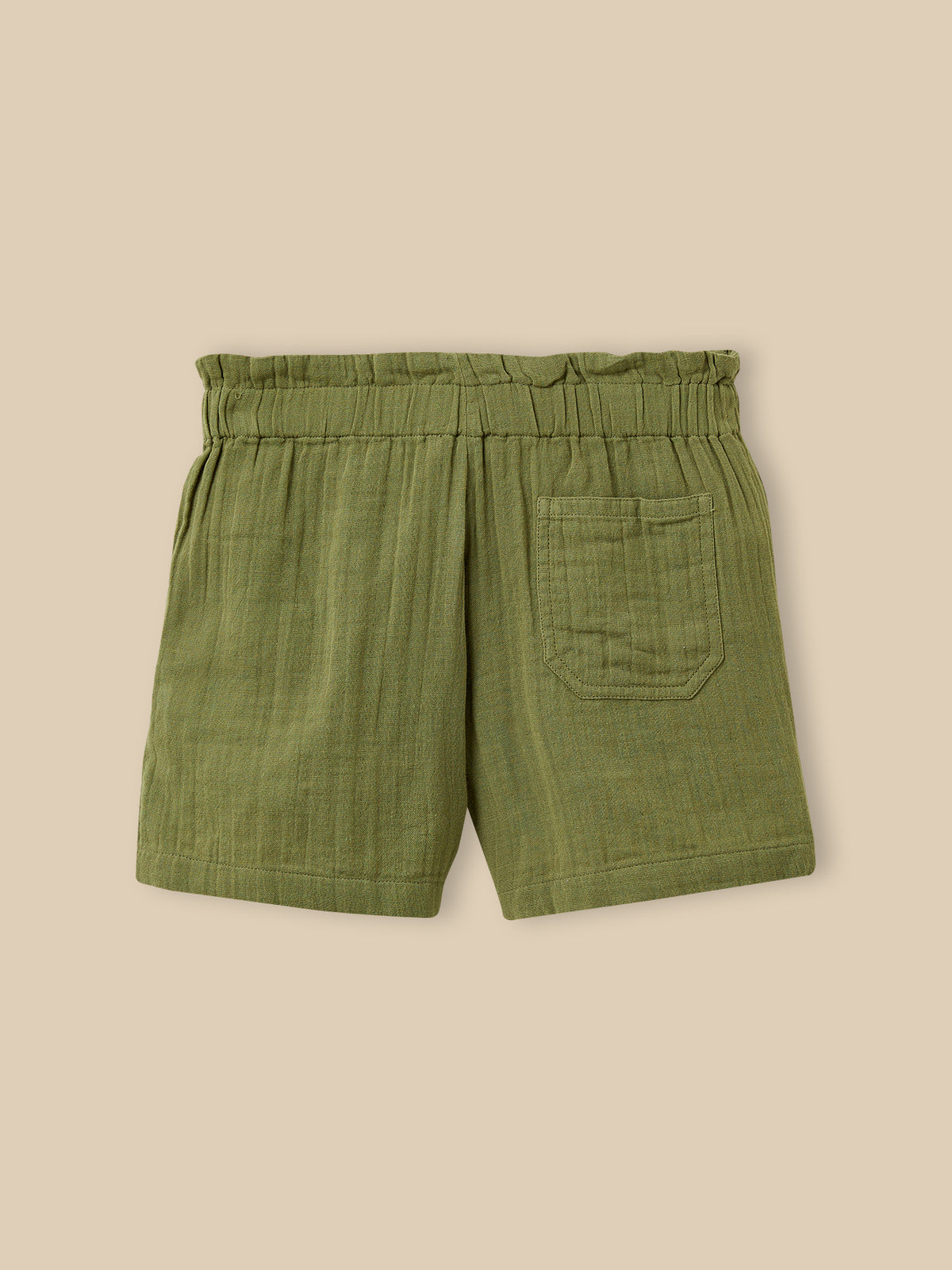 Short Fille en gaze de coton biologique