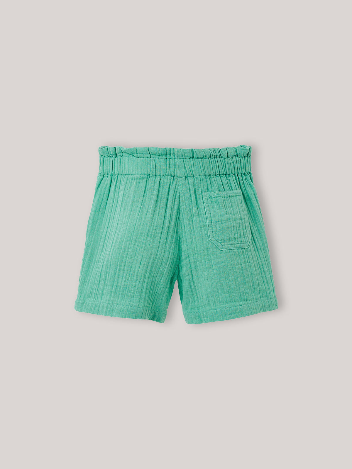 Short Fille en gaze de coton biologique