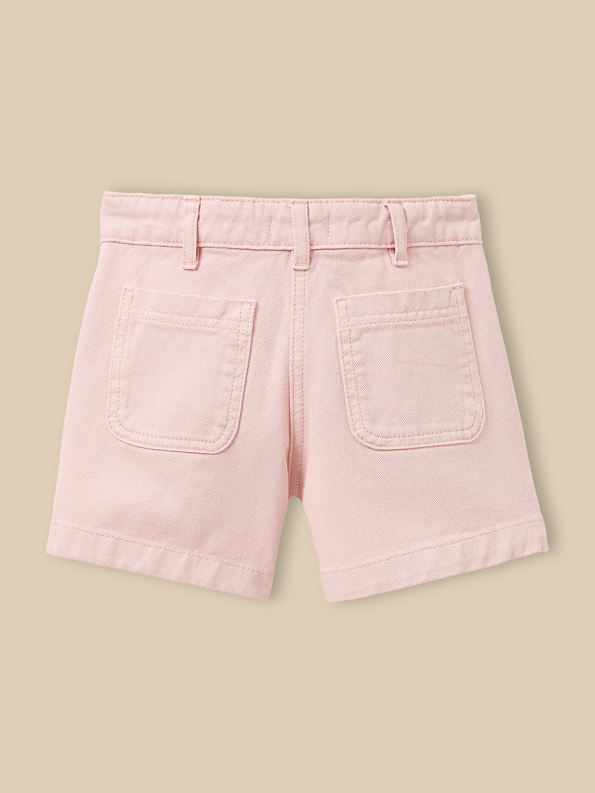 Girl's colored denim shorts