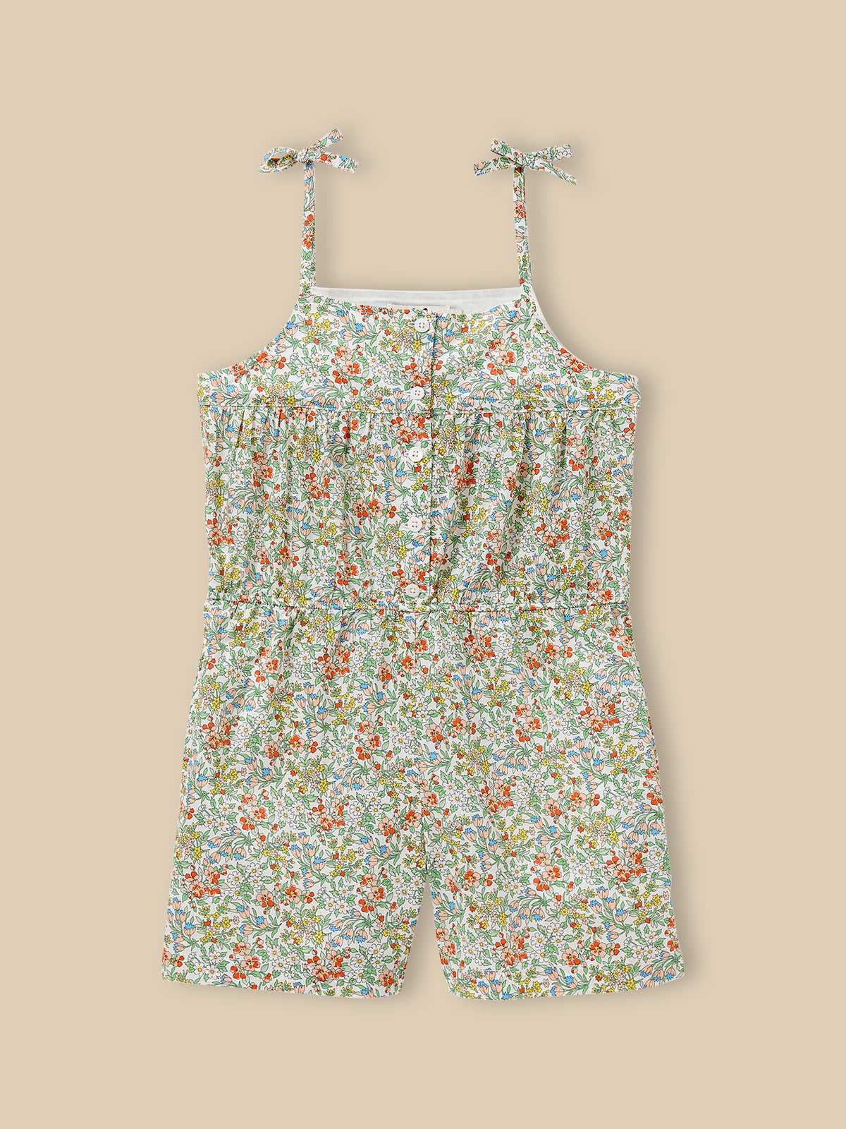 Combishort Fille tissu Liberty Harriet