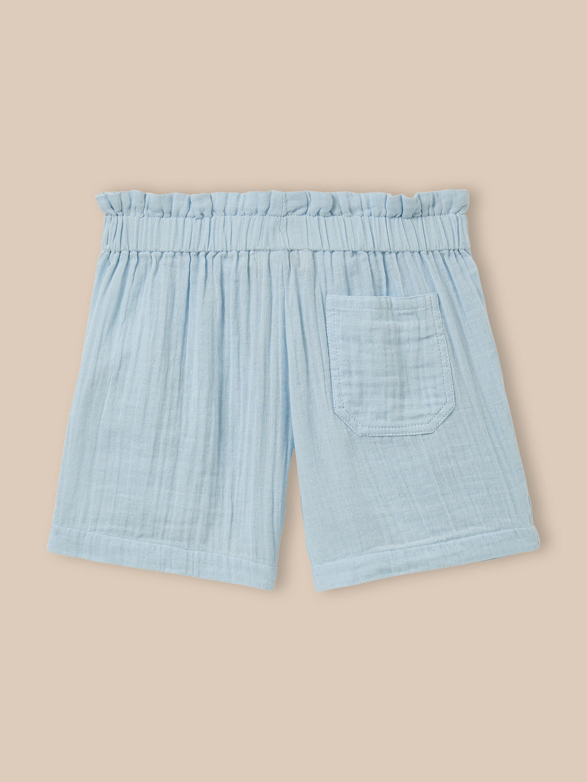 Girl's cotton gauze shorts - The Junior Collection
