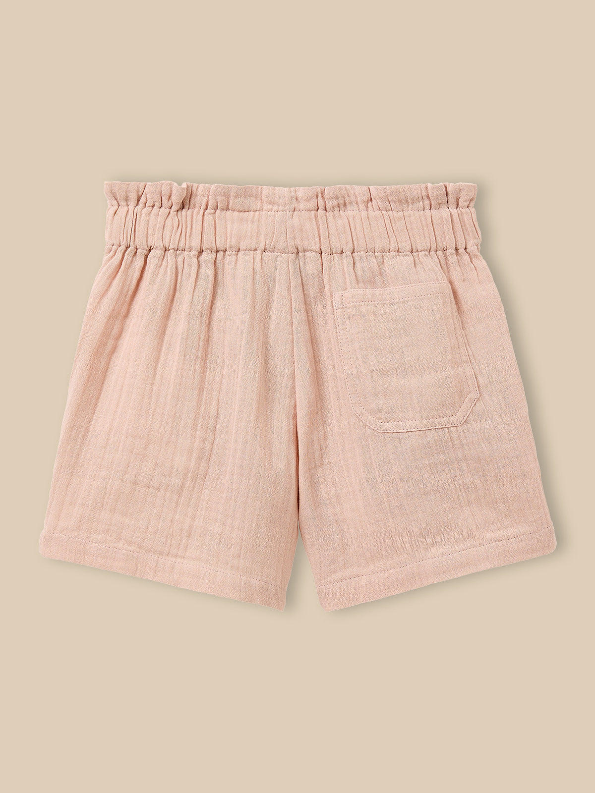 Girl's cotton gauze shorts - The Junior Collection