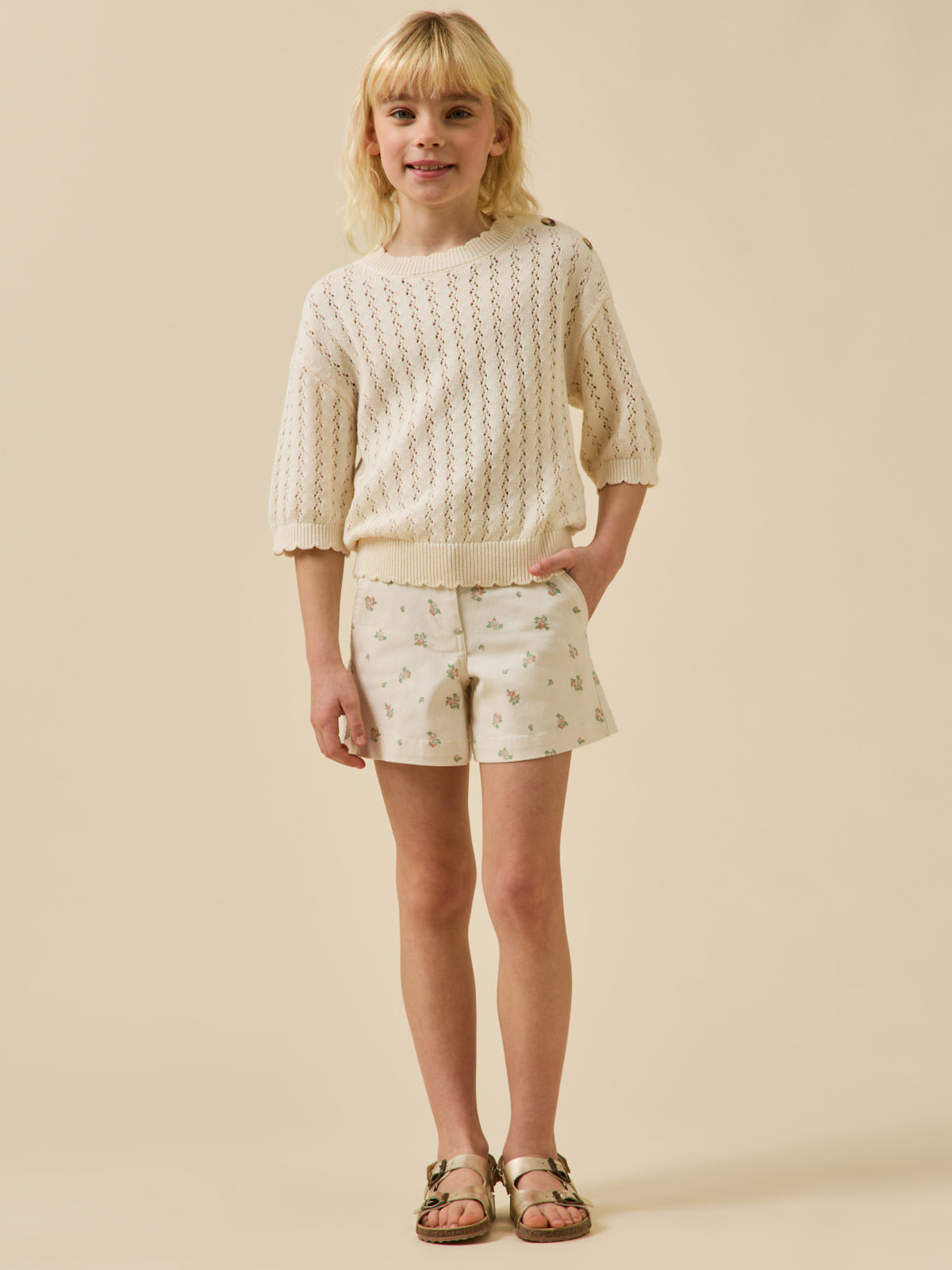 Short imprimé Fille