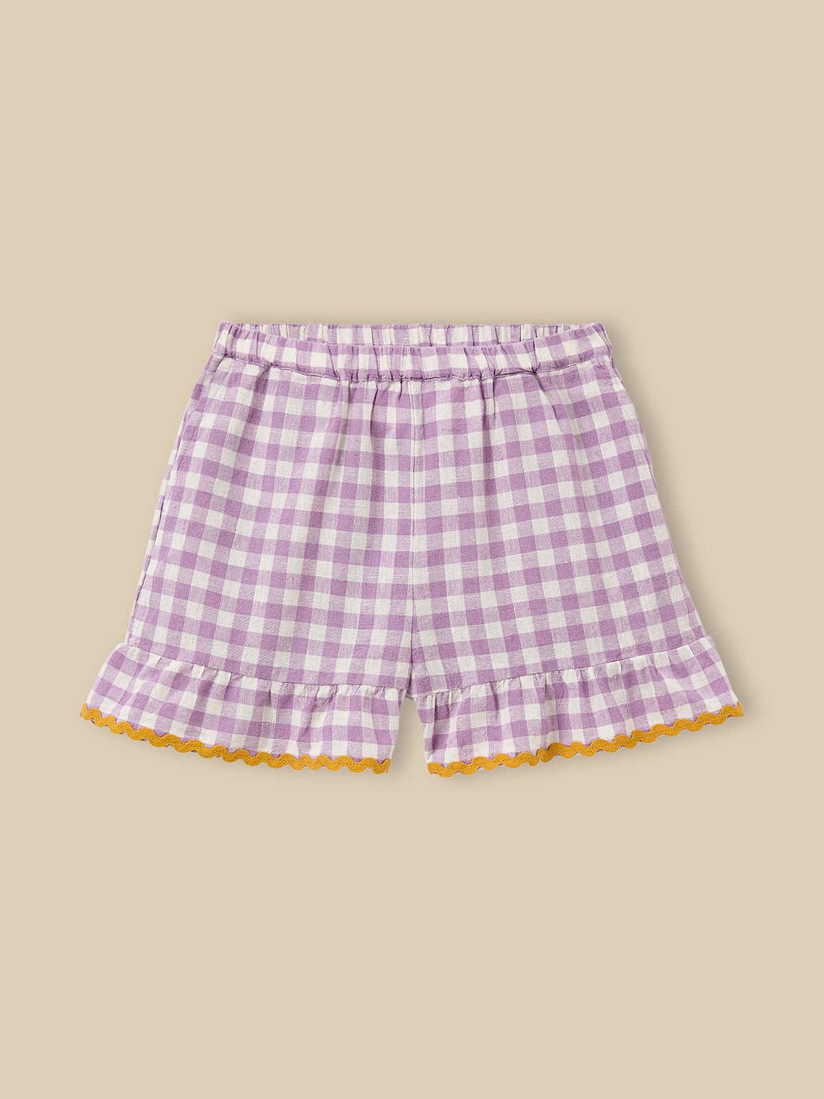 Girl's gingham check shorts - Cyrillus x Emile & Ida