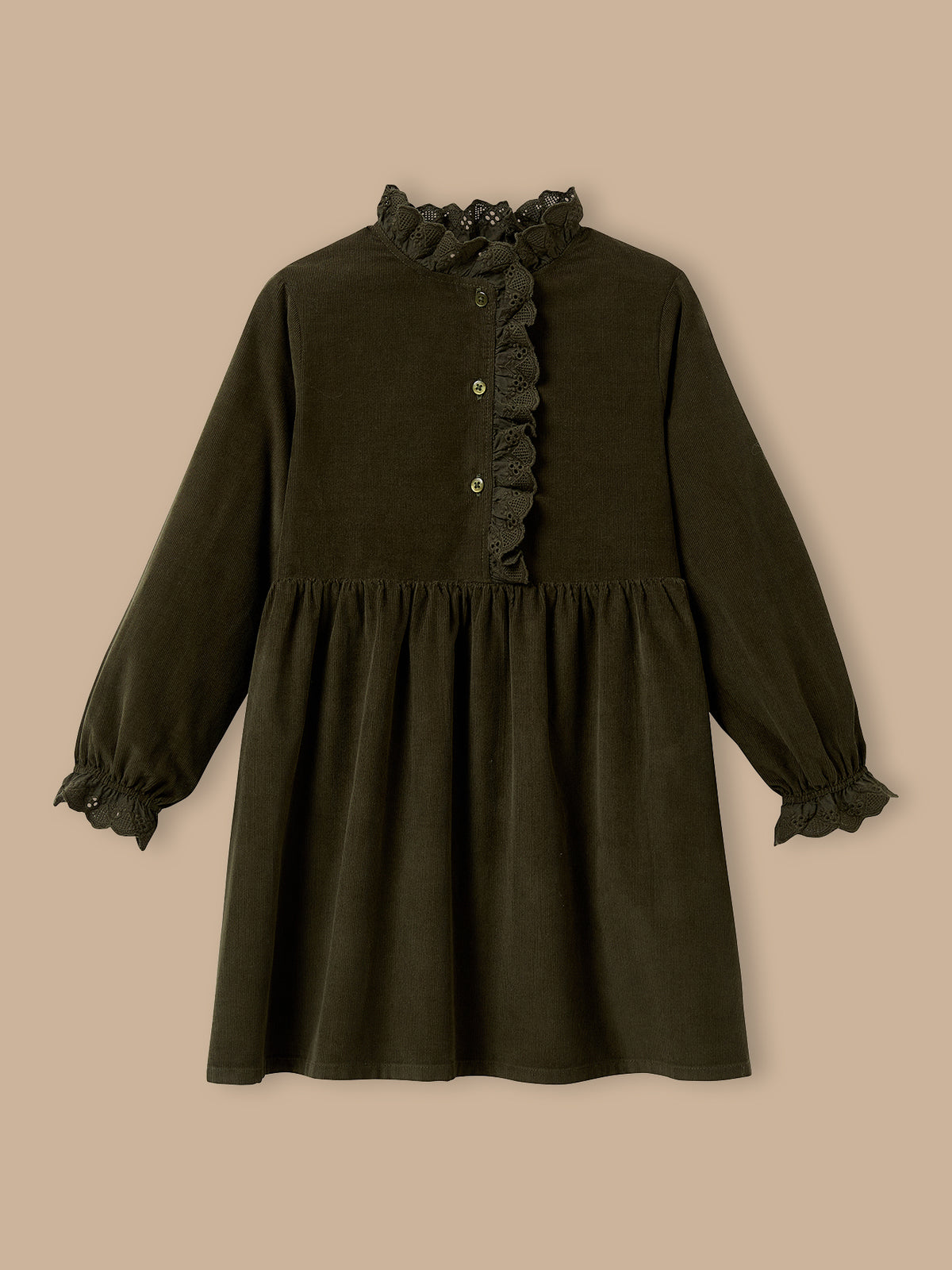 Robe Fille en velours